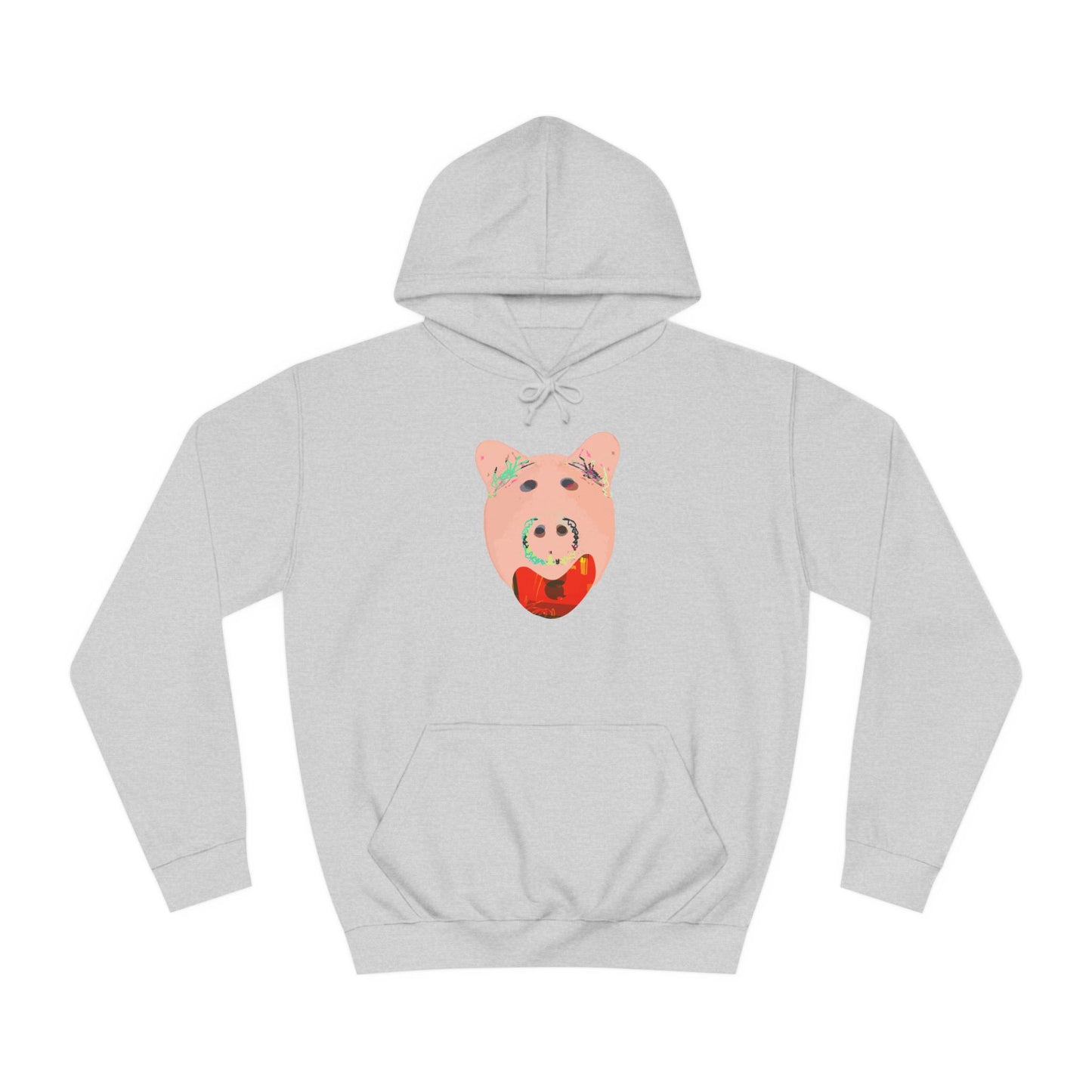 SINGING PIGGY Unisex College Hoodie