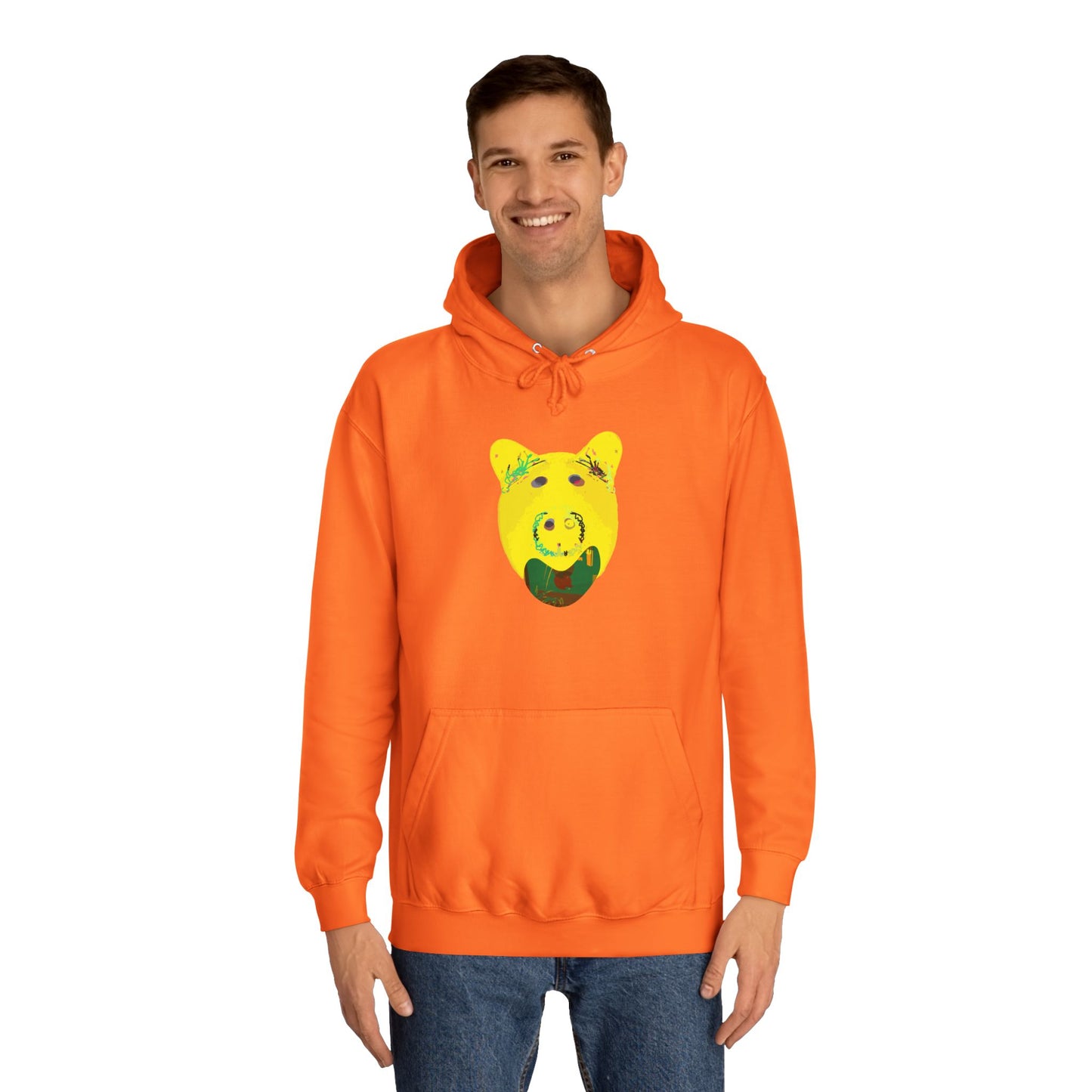 SINGING PIGGY Unisex College Hoodie