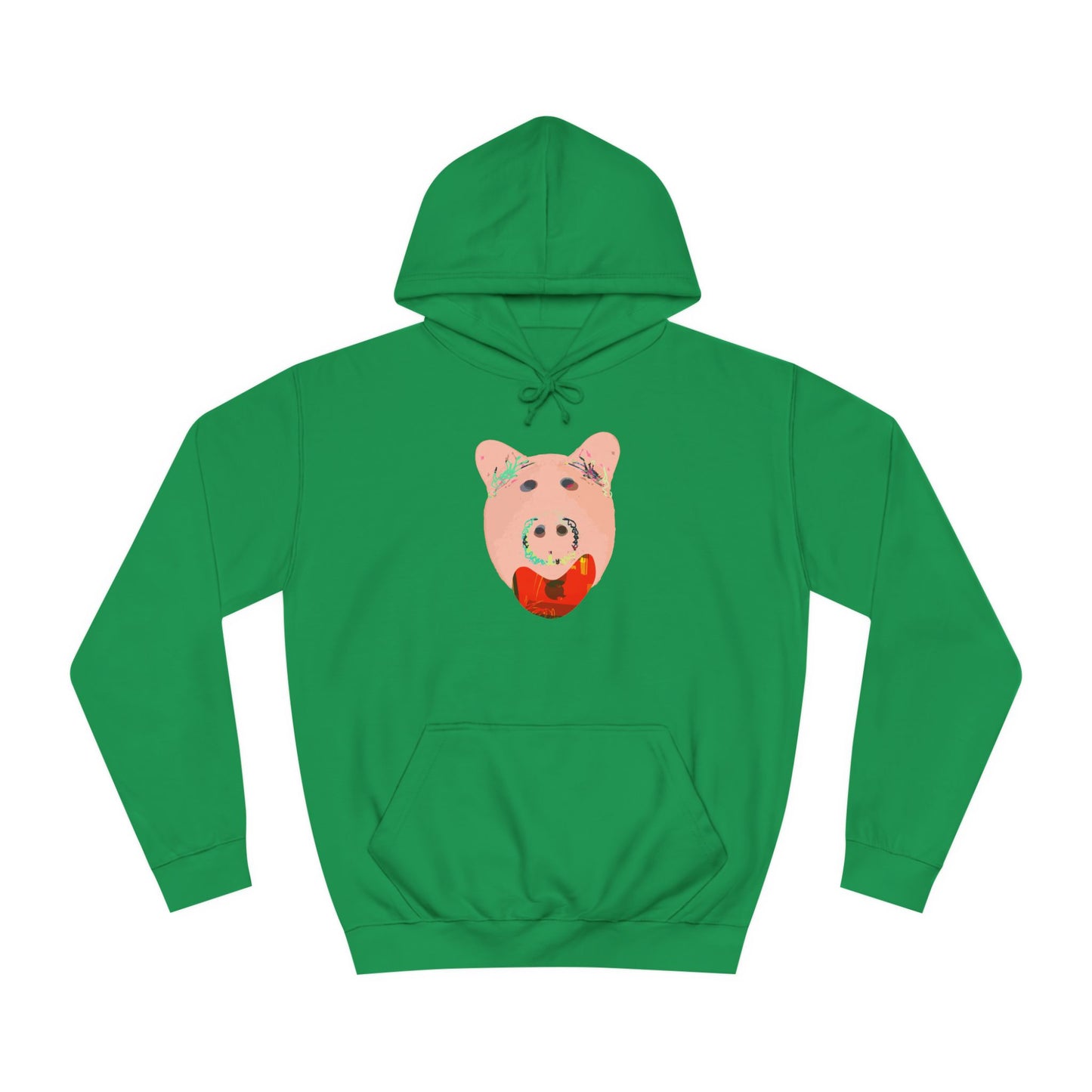 SINGING PIGGY Unisex College Hoodie