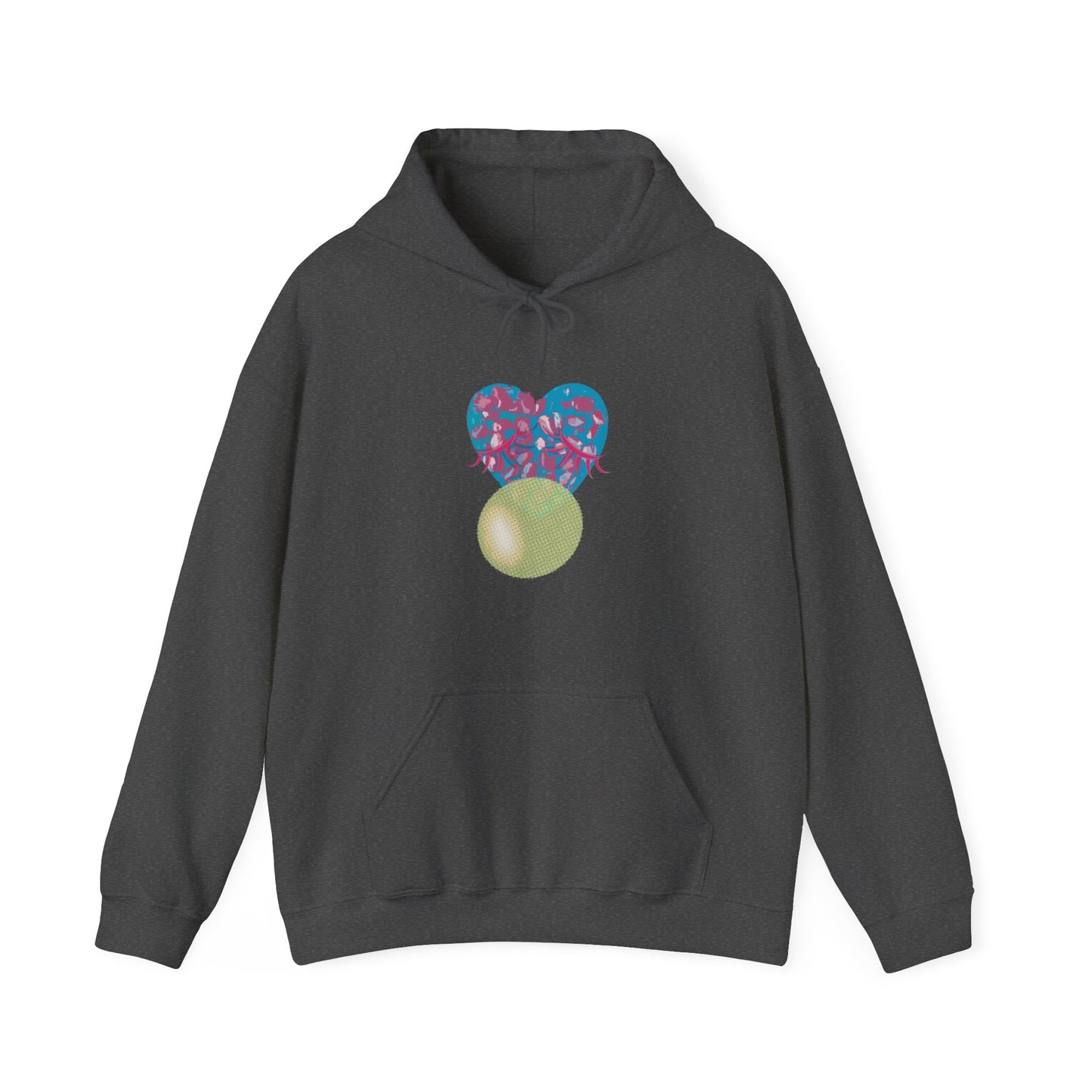 Heart  Unisex Hooded Sweatshirt