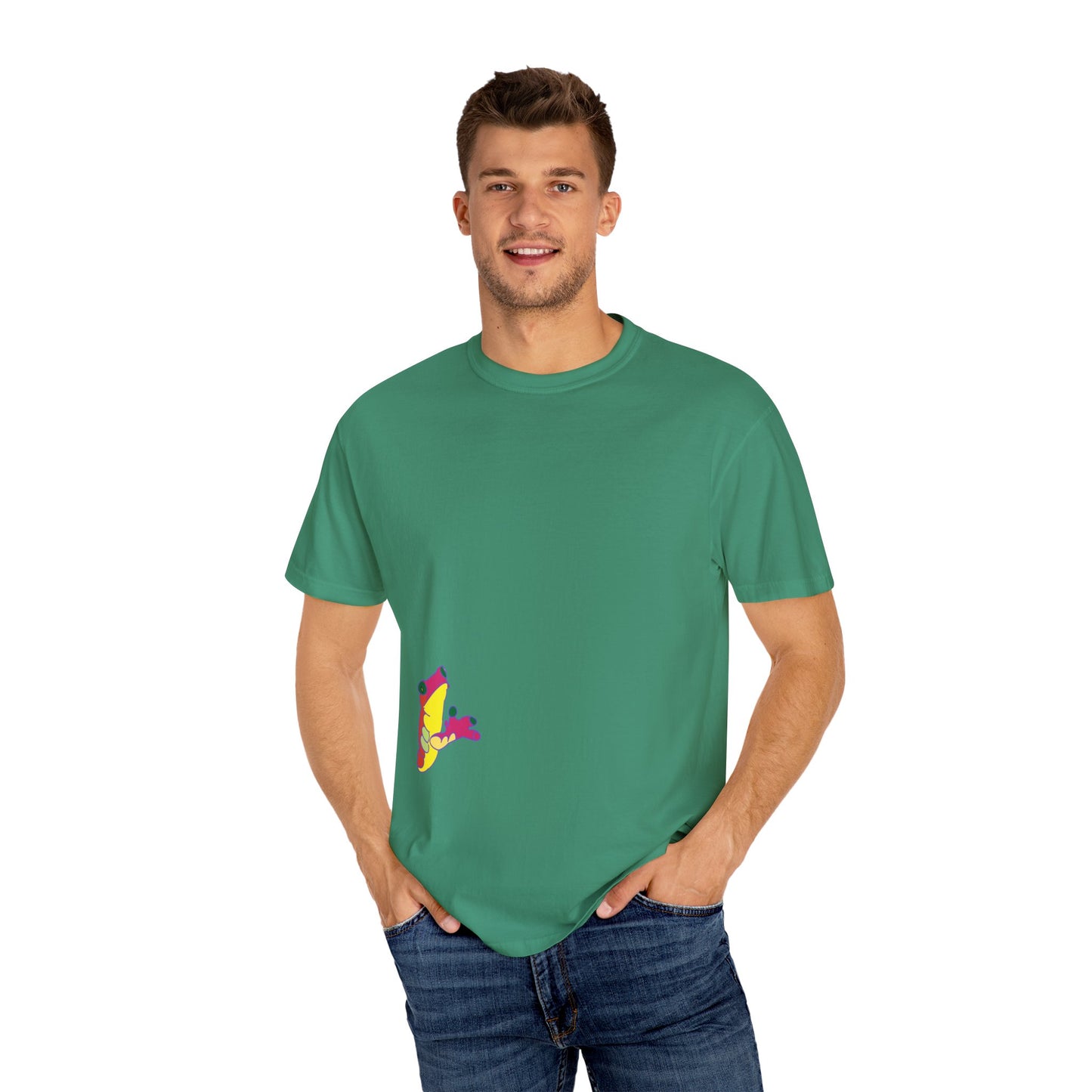 HI FROG Unisex Garment-Dyed T-shirt