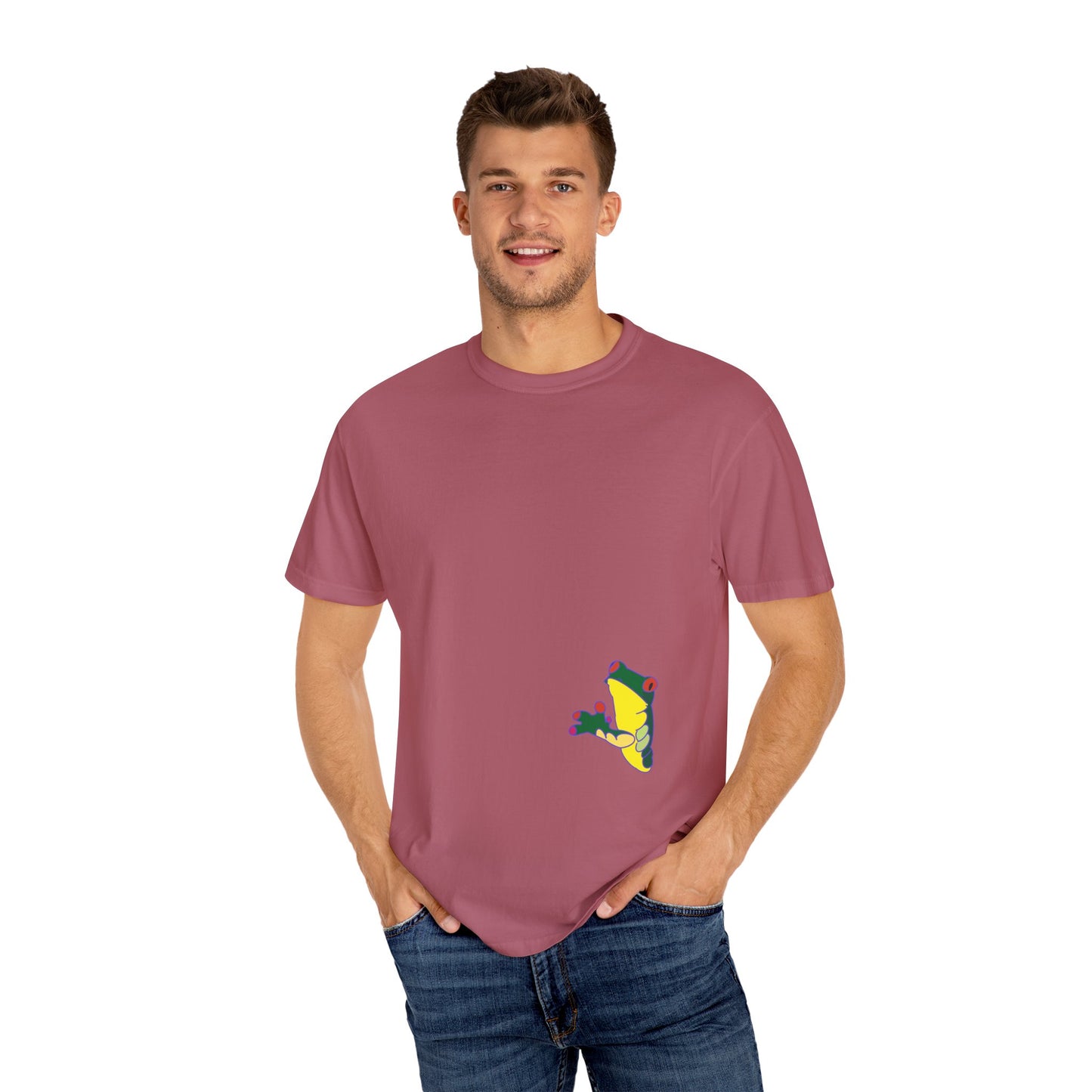 HI FROG Unisex Garment-Dyed T-shirt