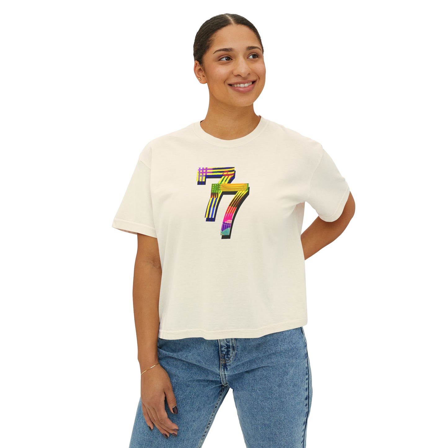 77 Women's Boxy Tee