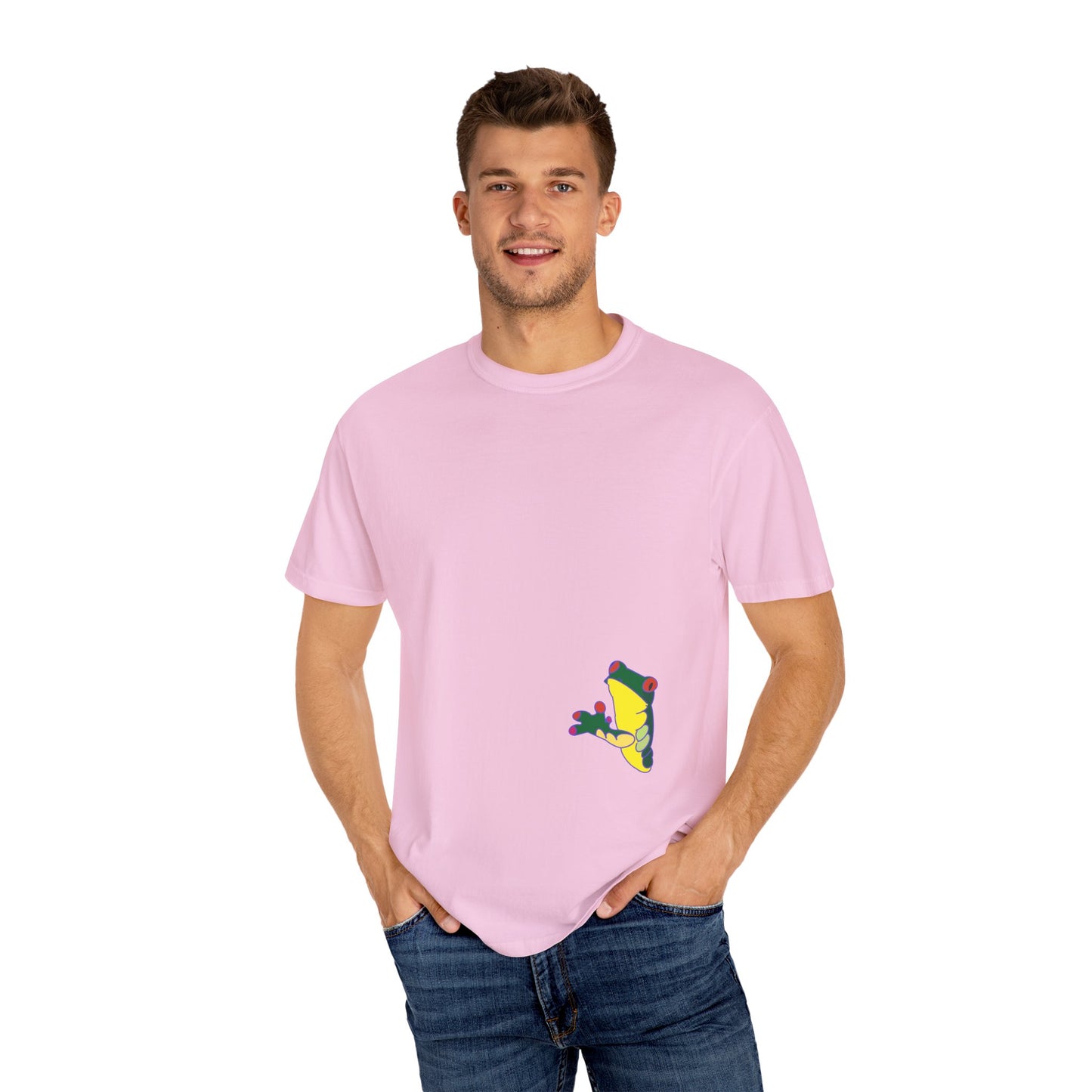 HI FROG Unisex Garment-Dyed T-shirt