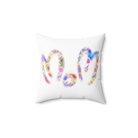 MOM Spun Polyester Square Pillow