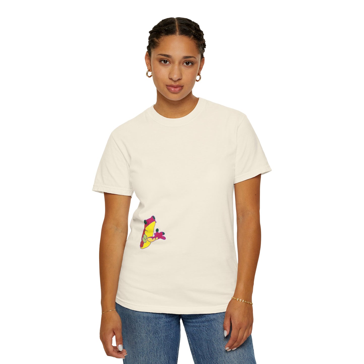 HI FROG Unisex Garment-Dyed T-shirt