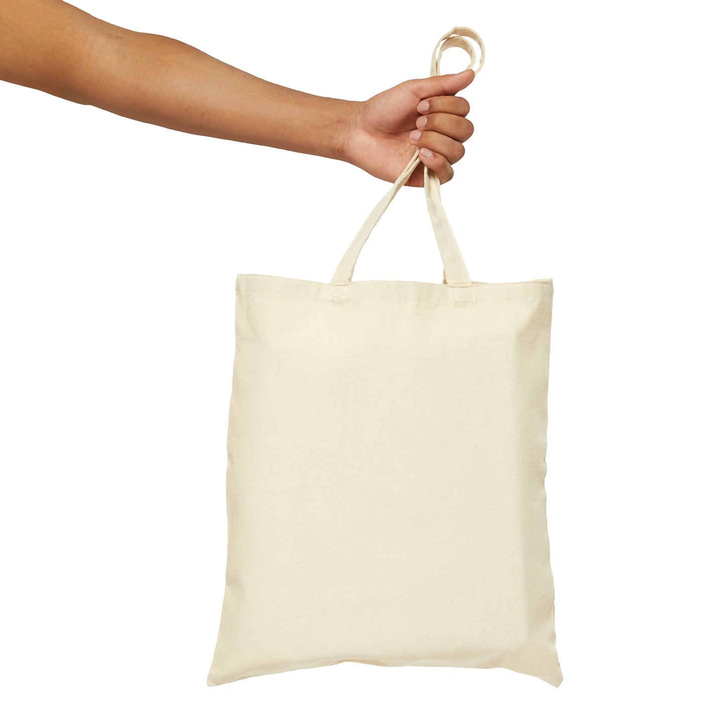 SMILE Cotton Canvas Tote Bag