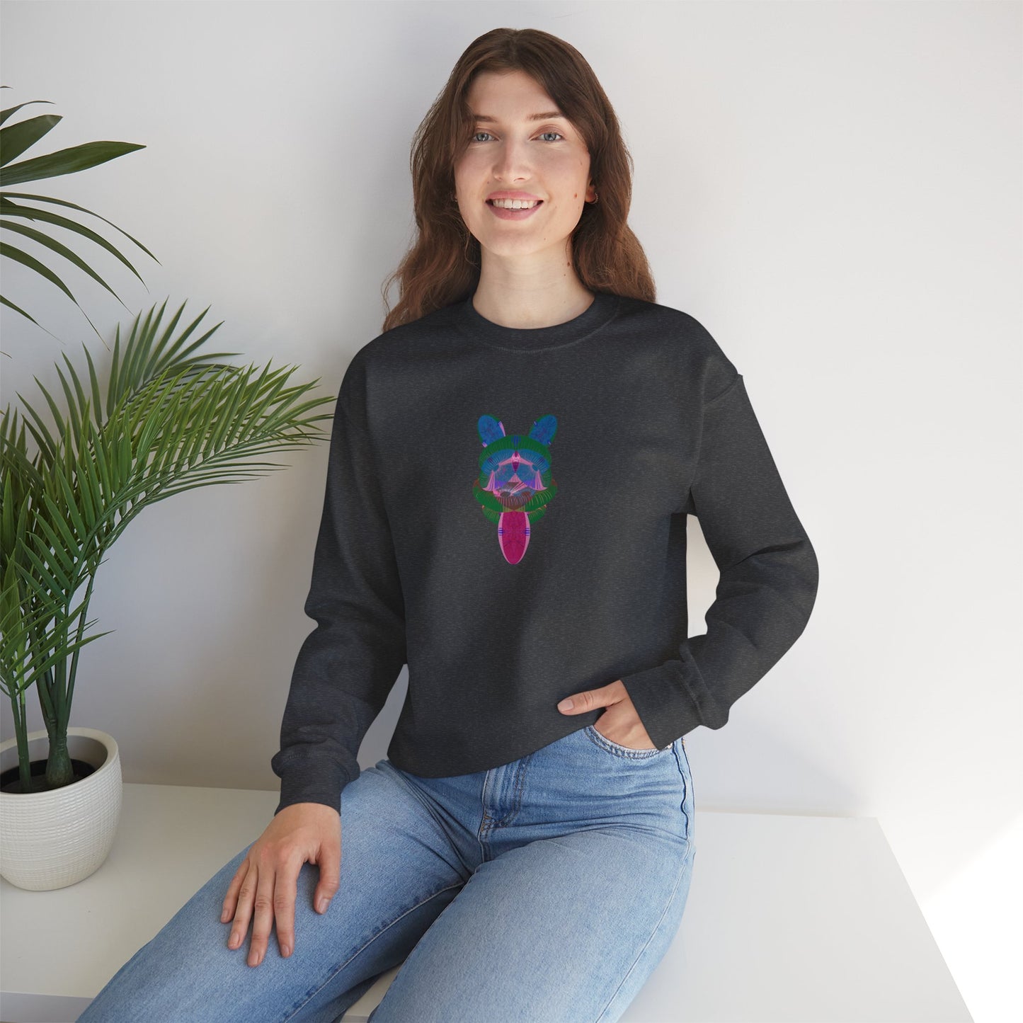 HAPPY DOG Unisex  Crewneck Sweatshirt