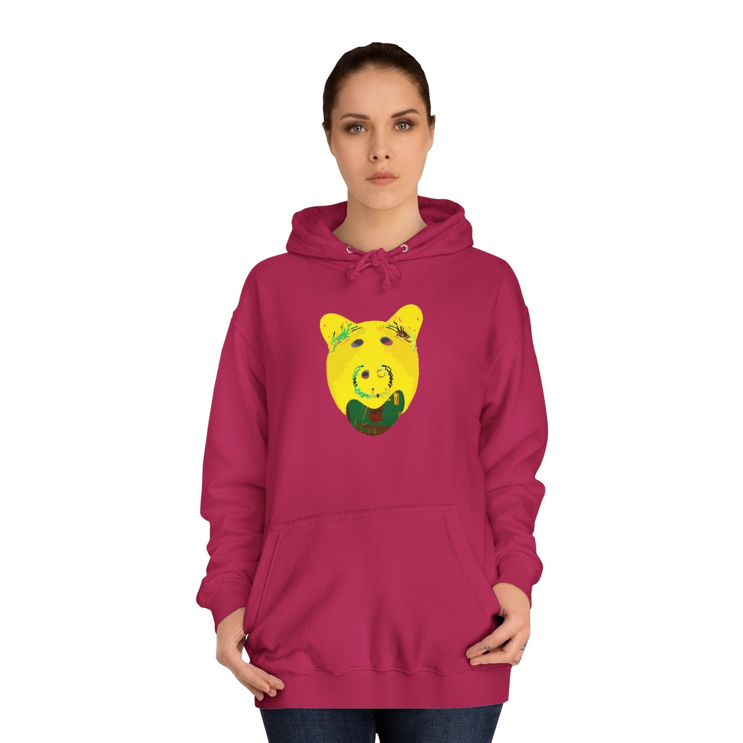 SINGING PIGGY Unisex College Hoodie