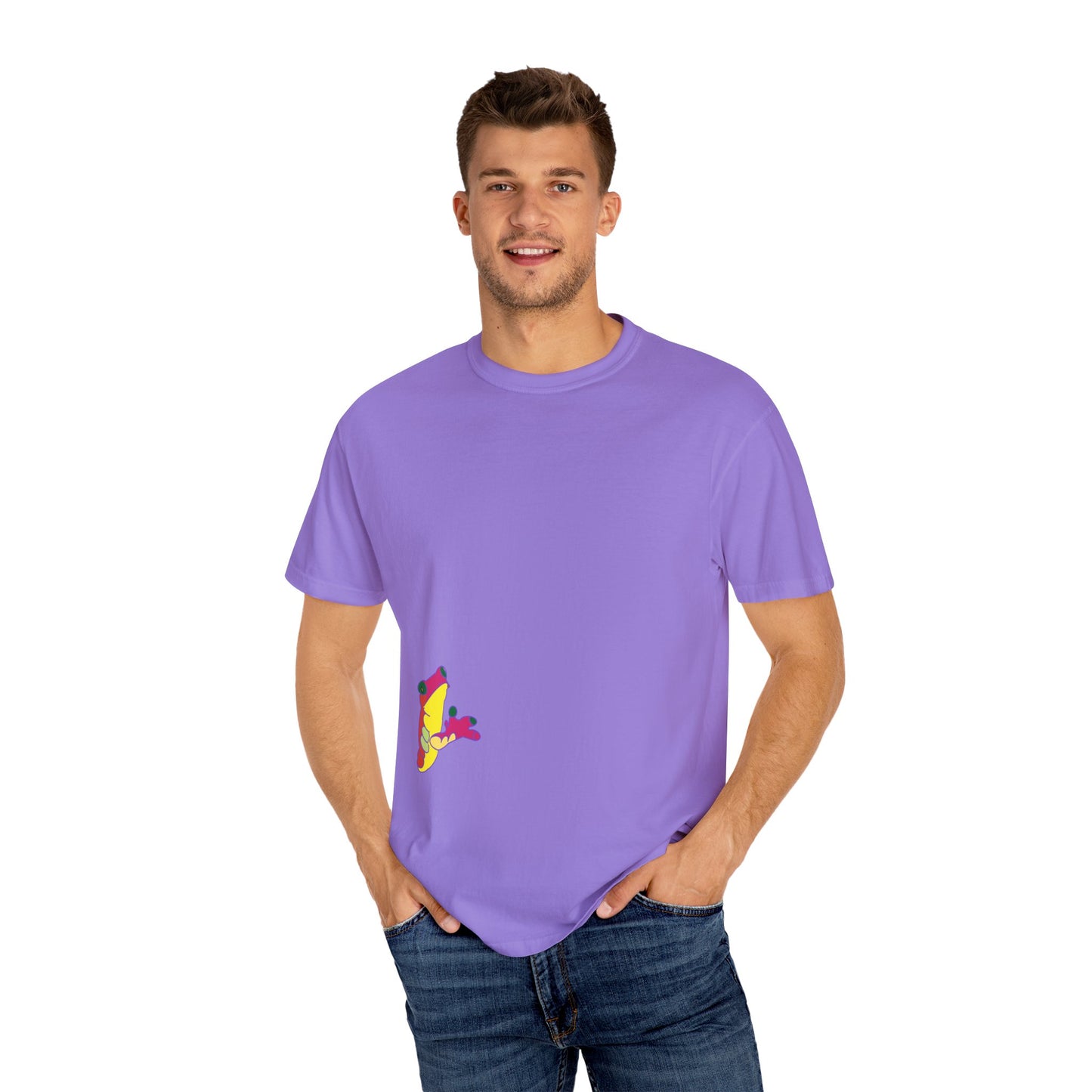 HI FROG Unisex Garment-Dyed T-shirt