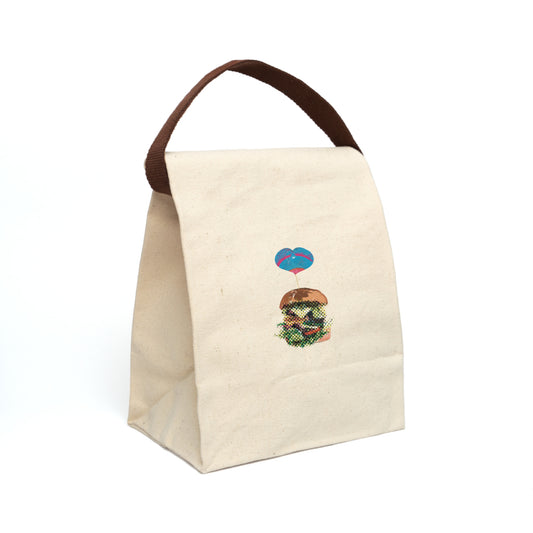 Love BG  Canvas Lunch Bag With Strap