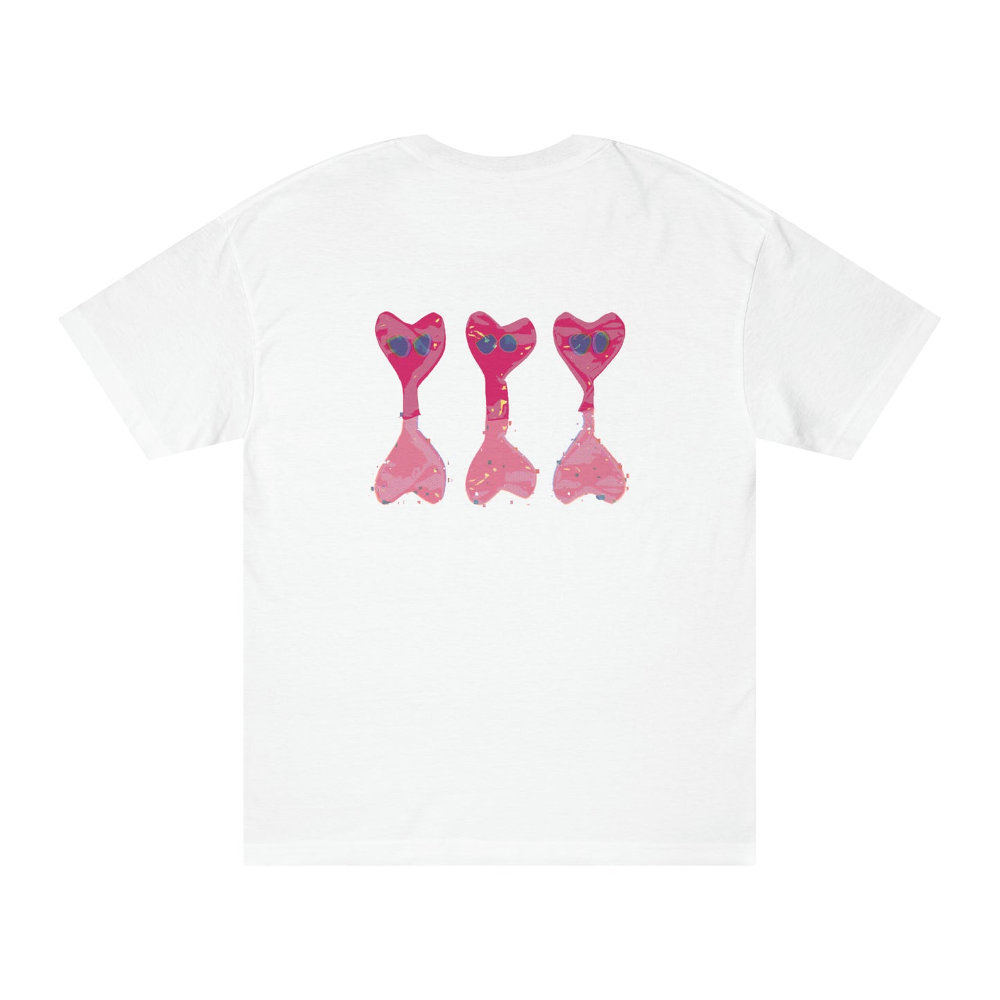 Love Tri Back Unisex Classic Tee