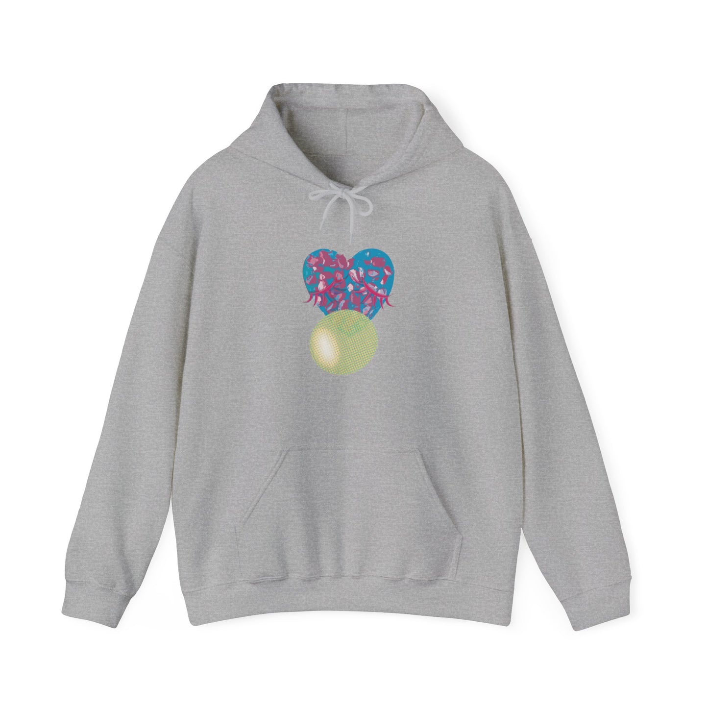 Heart  Unisex Hooded Sweatshirt