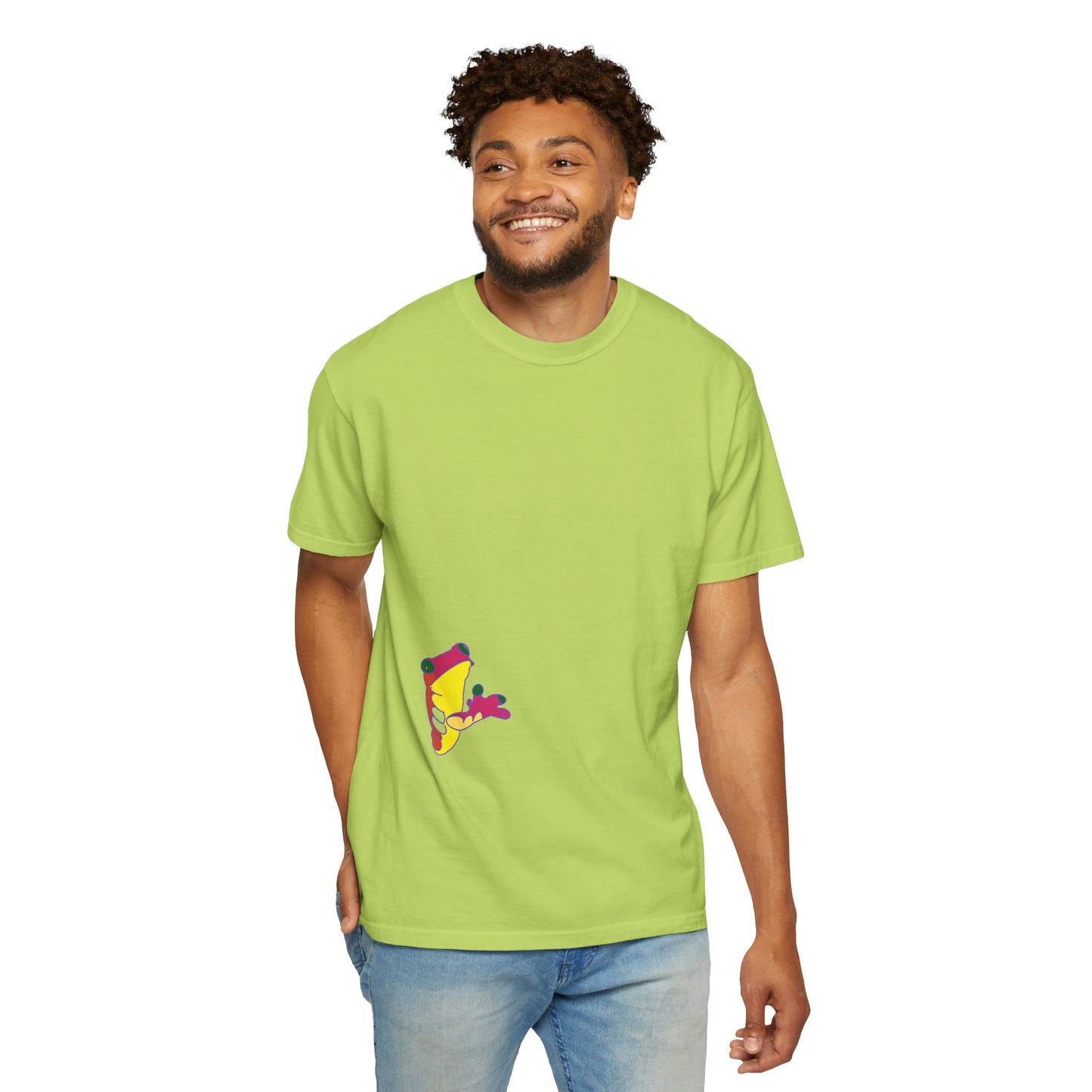 HI FROG Unisex Garment-Dyed T-shirt