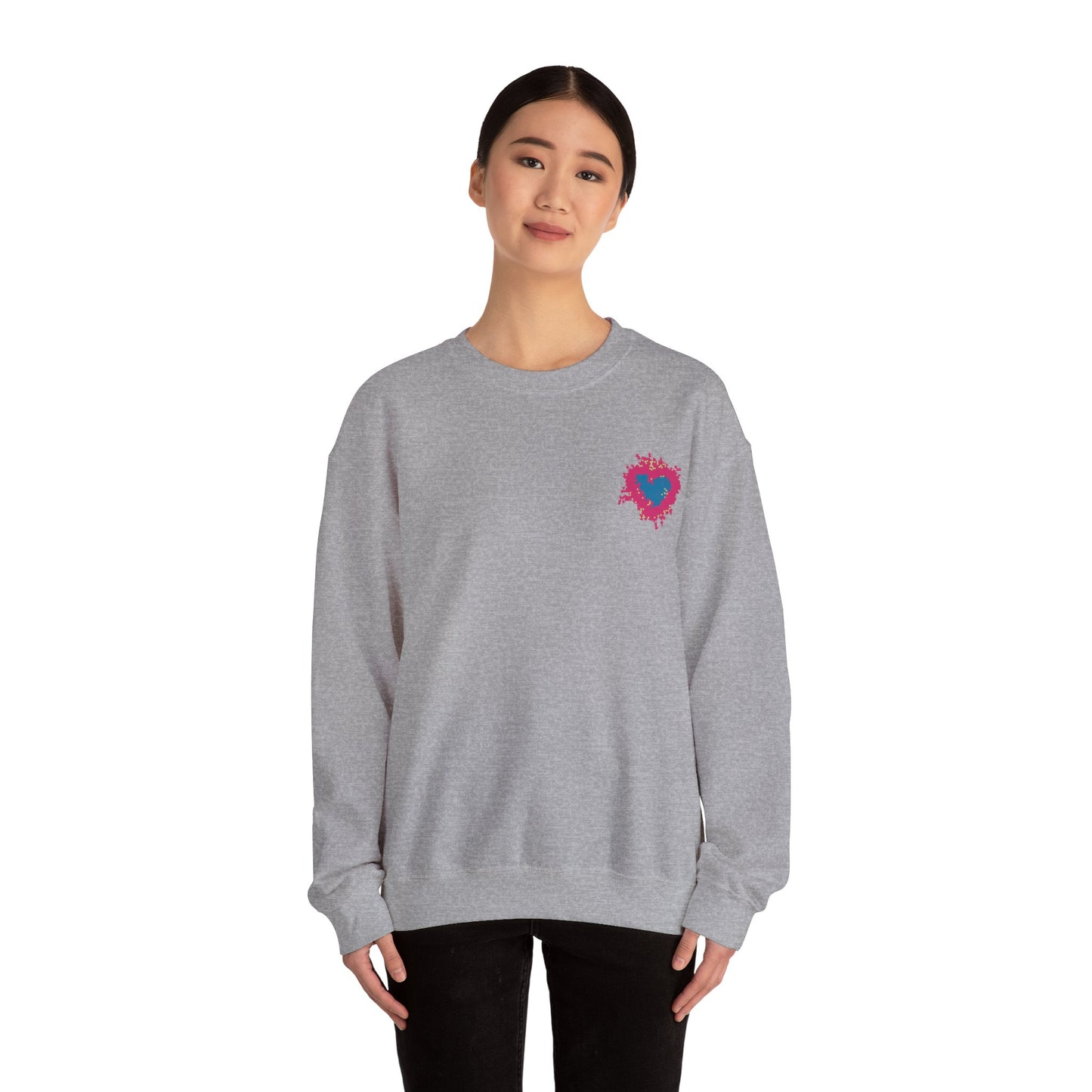 Heart CRB Unisex Crewneck Sweatshirt