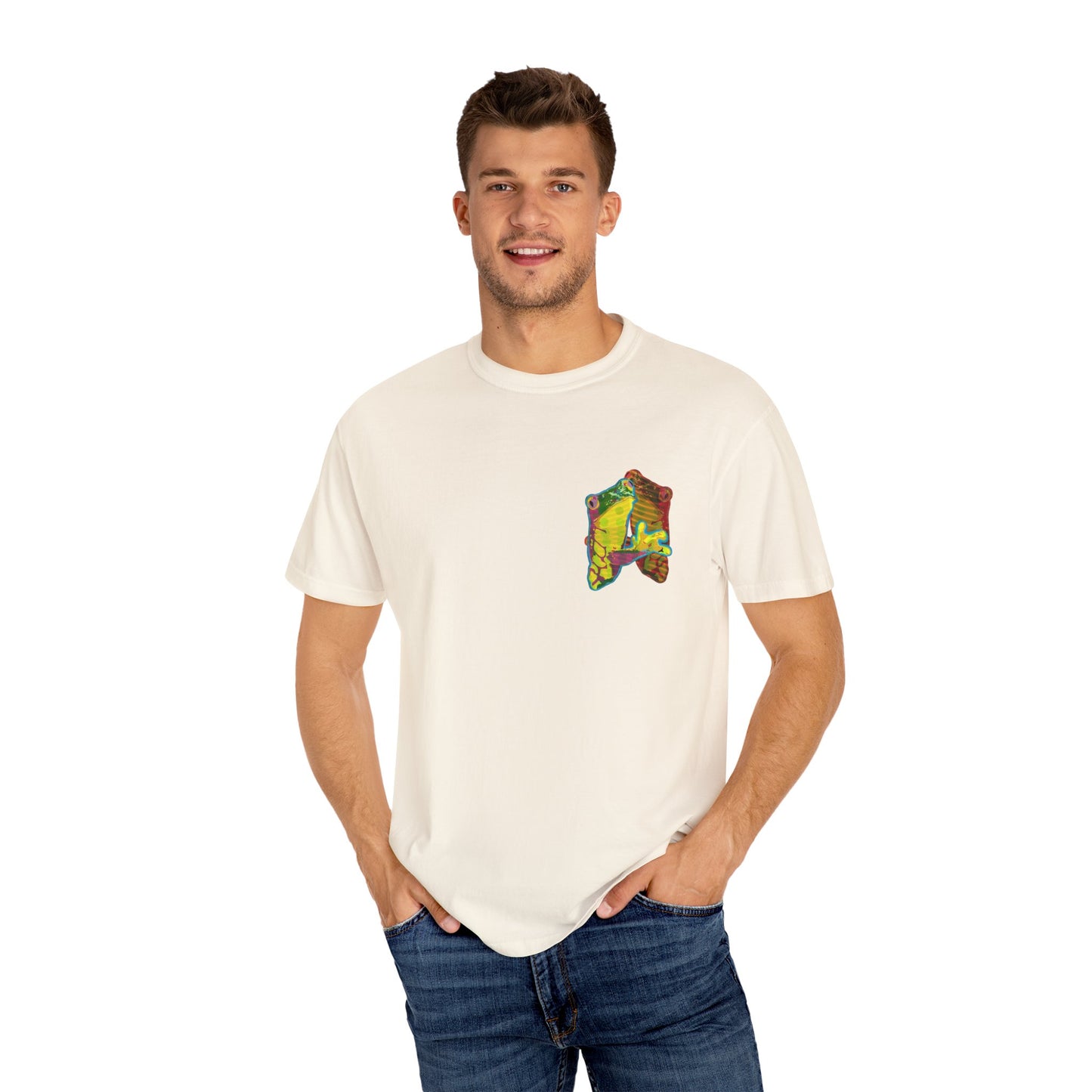 HUGGING FROG Unisex Garment-Dyed T-shirt