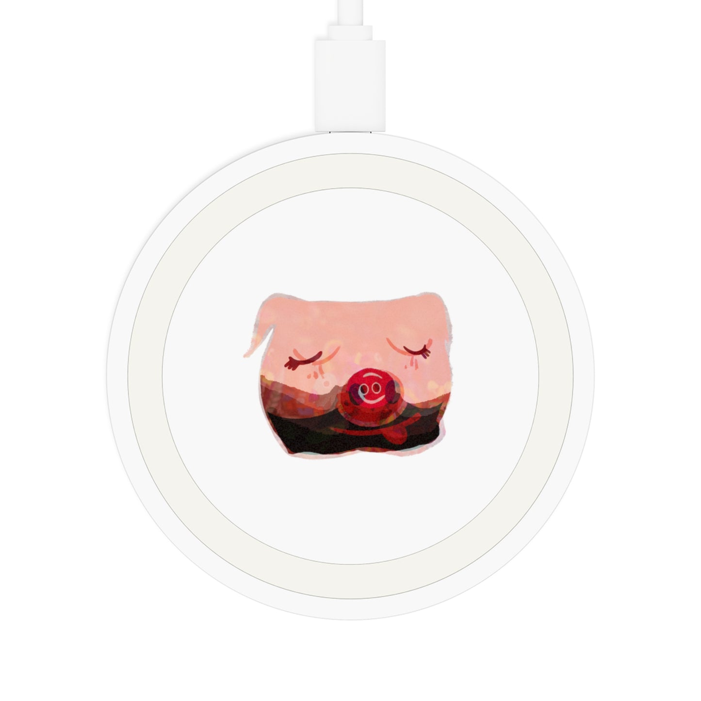 PIGGY SQUARE Quake Wireless Charging Pad