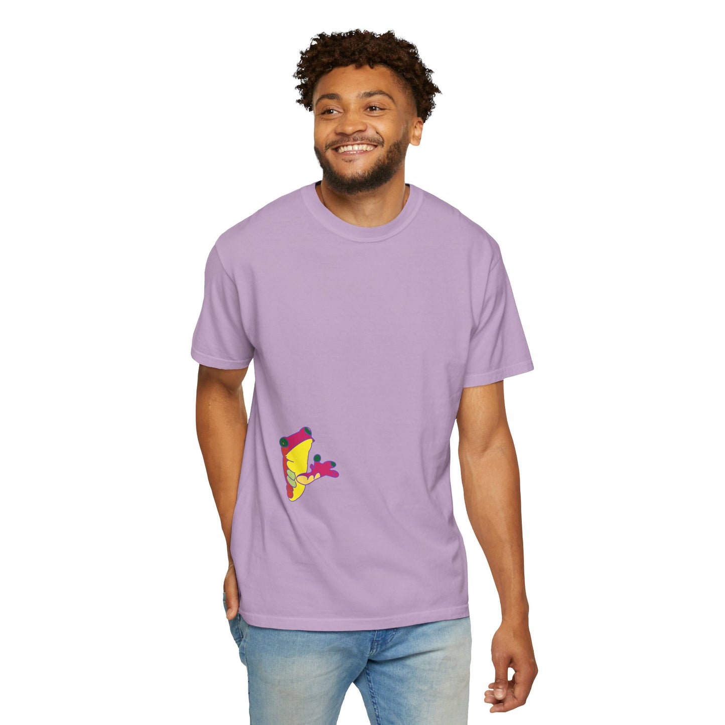 HI FROG Unisex Garment-Dyed T-shirt