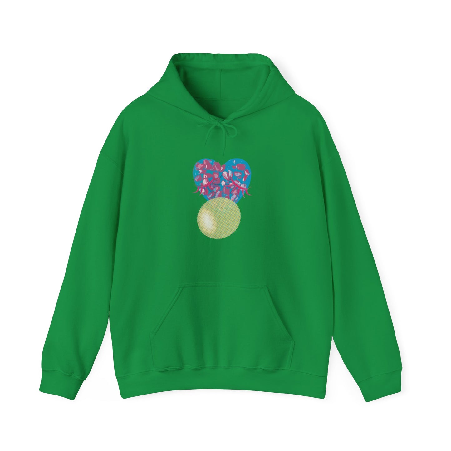 Heart  Unisex Hooded Sweatshirt