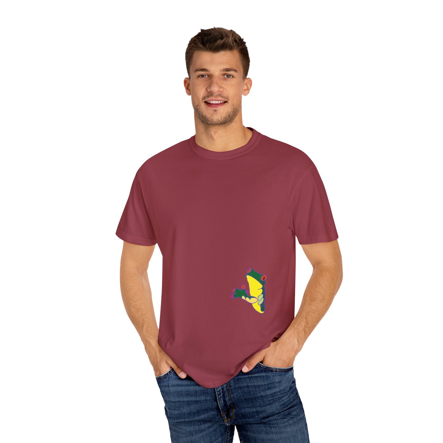 HI FROG Unisex Garment-Dyed T-shirt