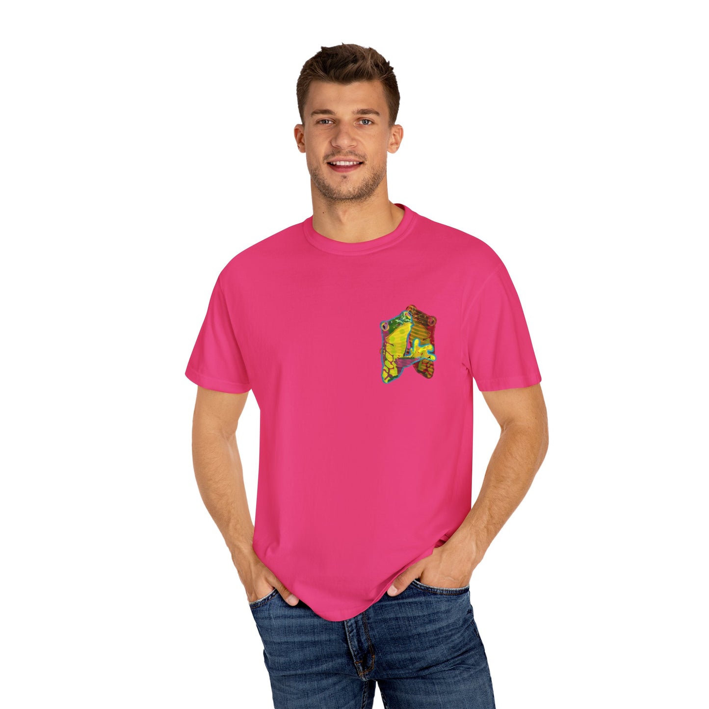 HUGGING FROG Unisex Garment-Dyed T-shirt