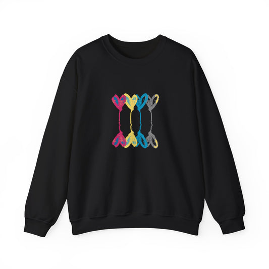 Heart Q UnisexCrewneck Sweatshirt