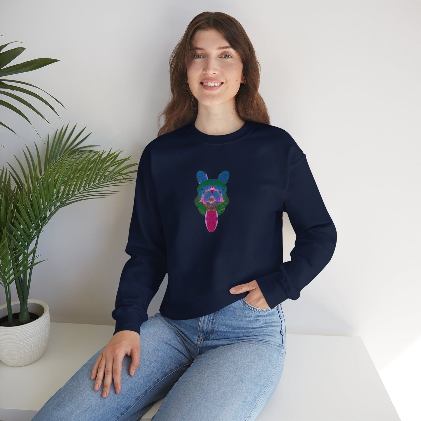 HAPPY DOG Unisex  Crewneck Sweatshirt