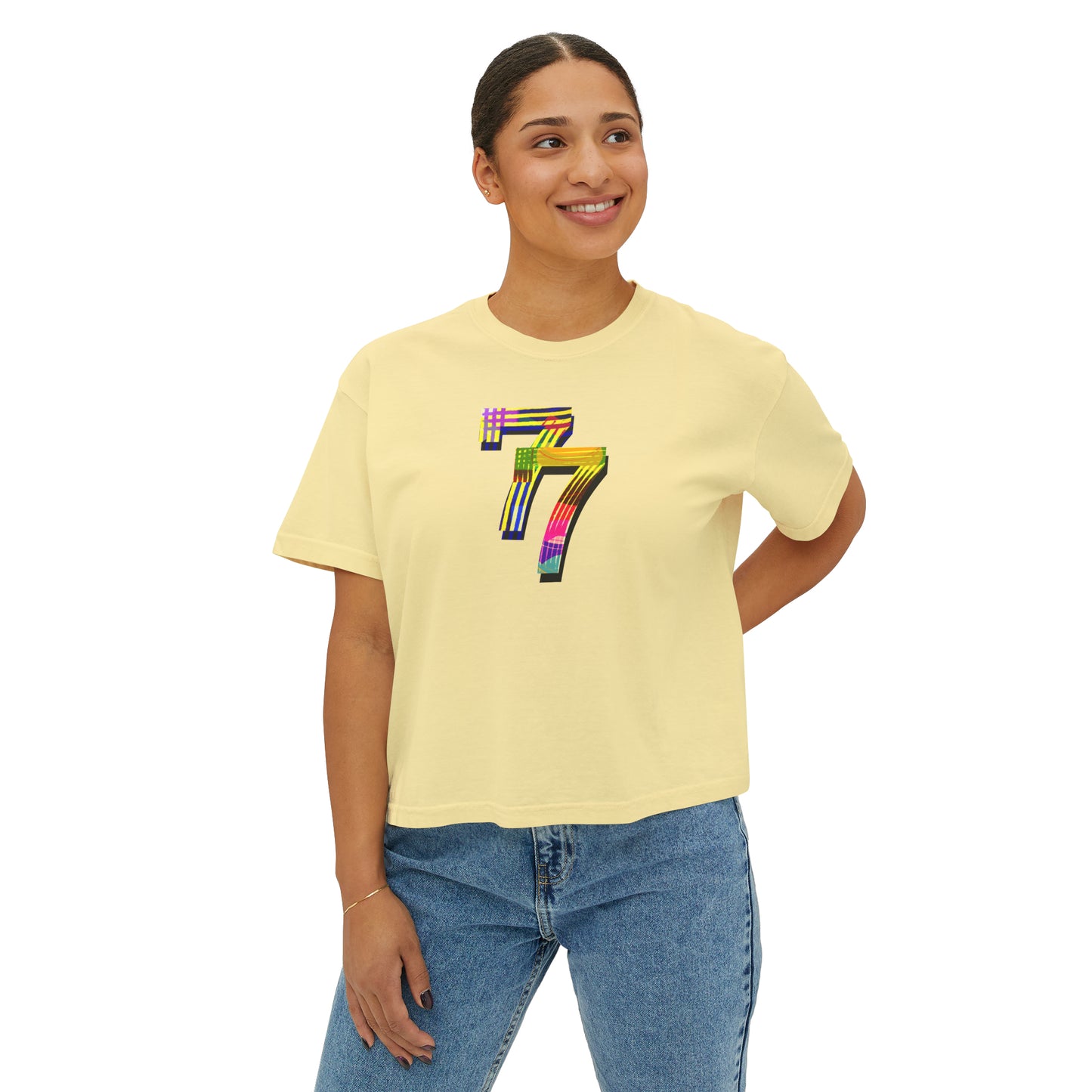 77 Women's Boxy Tee