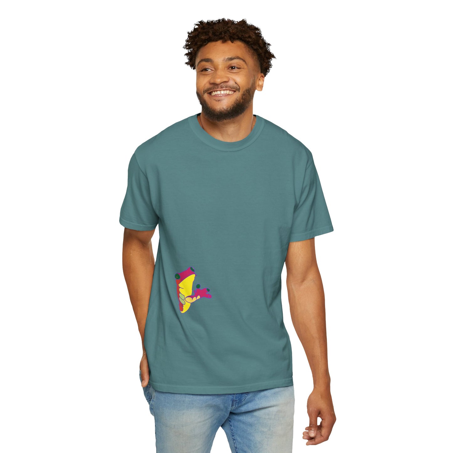 HI FROG Unisex Garment-Dyed T-shirt