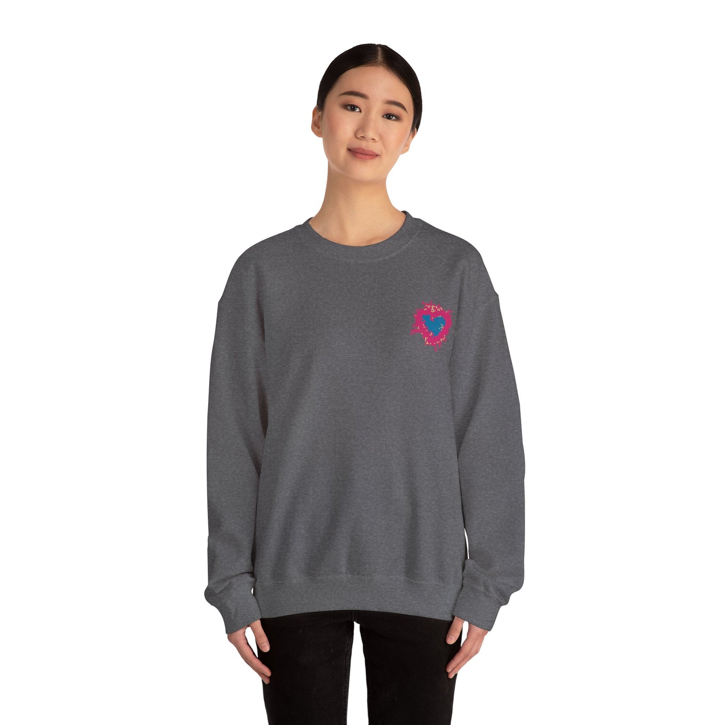 Heart CRB Unisex Crewneck Sweatshirt