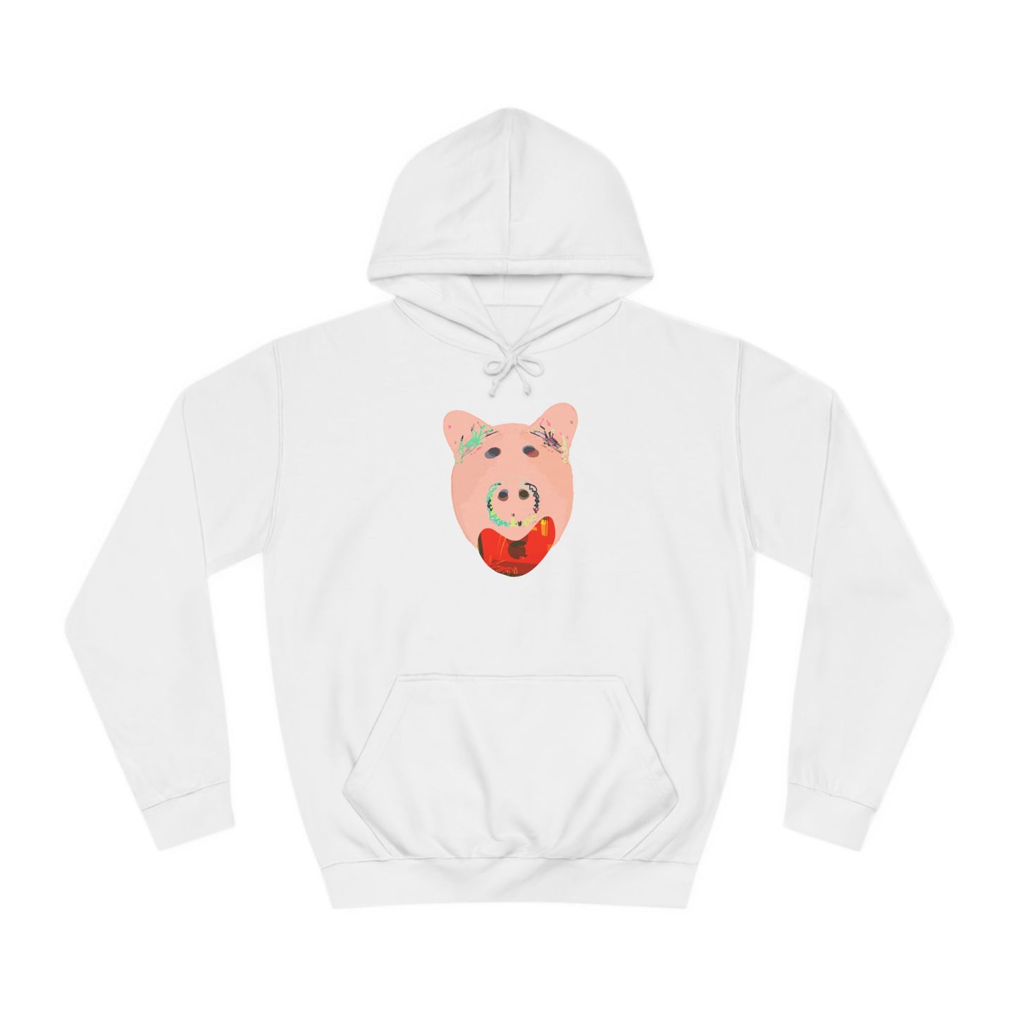 SINGING PIGGY Unisex College Hoodie