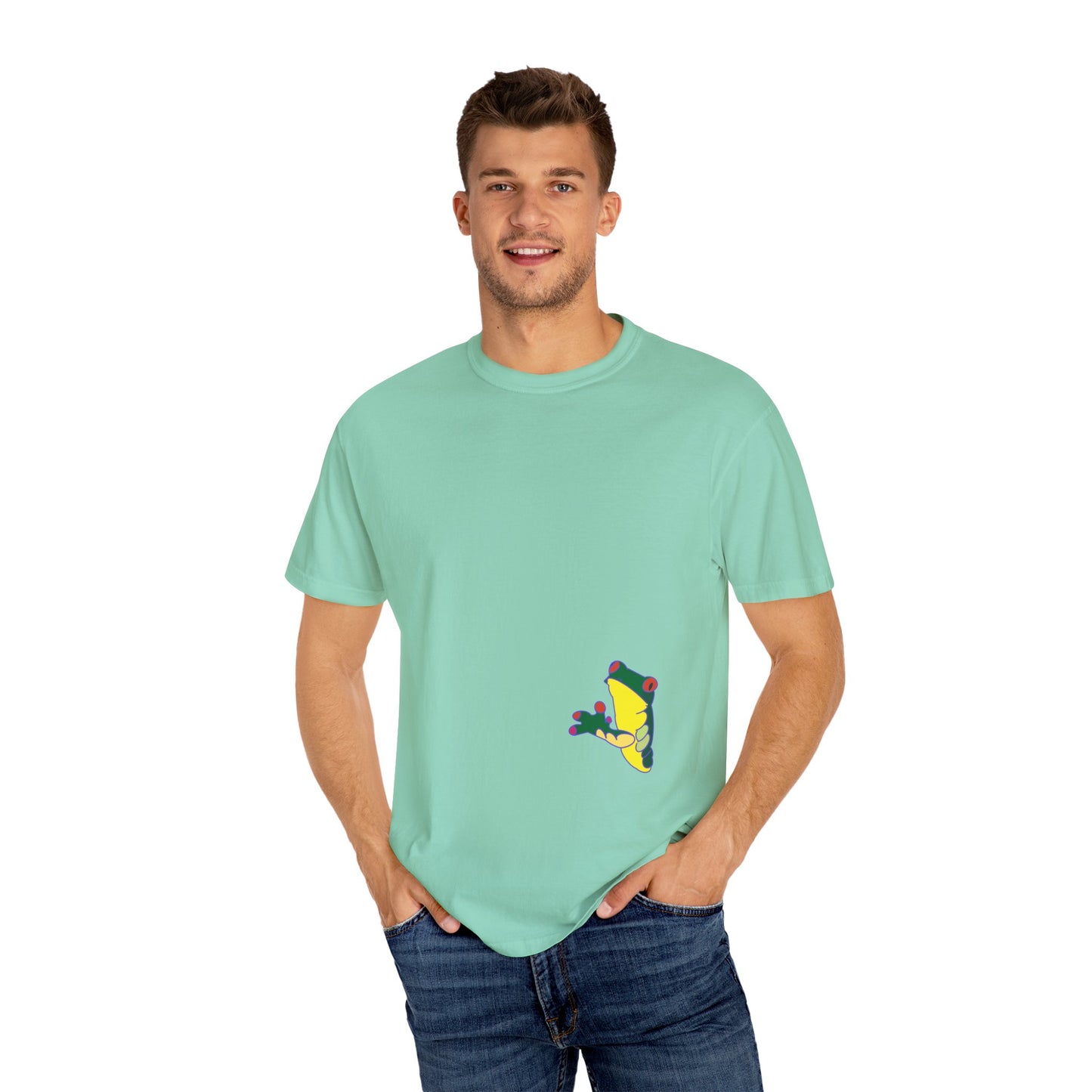 HI FROG Unisex Garment-Dyed T-shirt