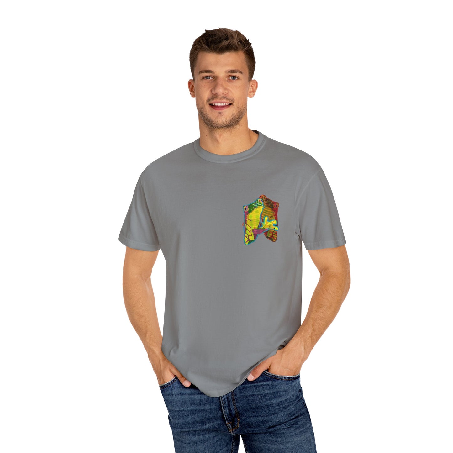 HUGGING FROG Unisex Garment-Dyed T-shirt