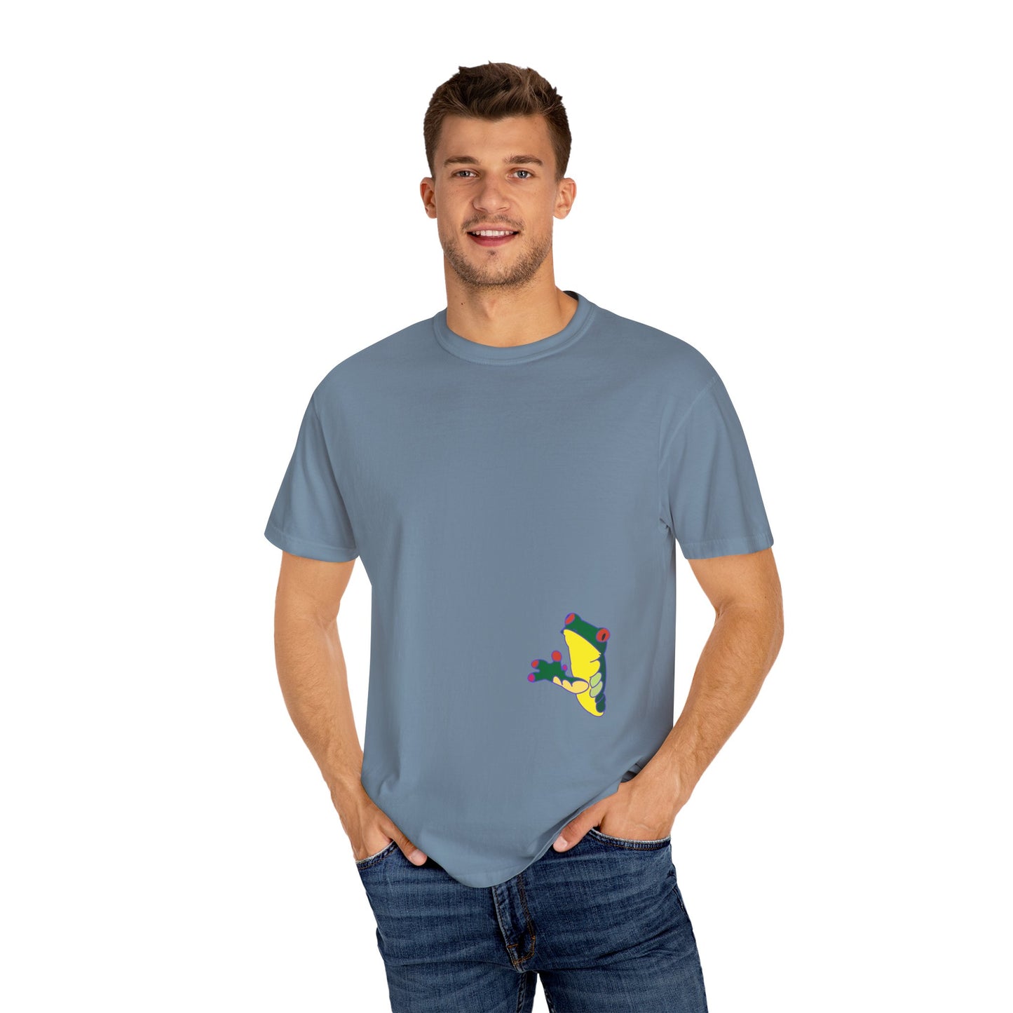 HI FROG Unisex Garment-Dyed T-shirt