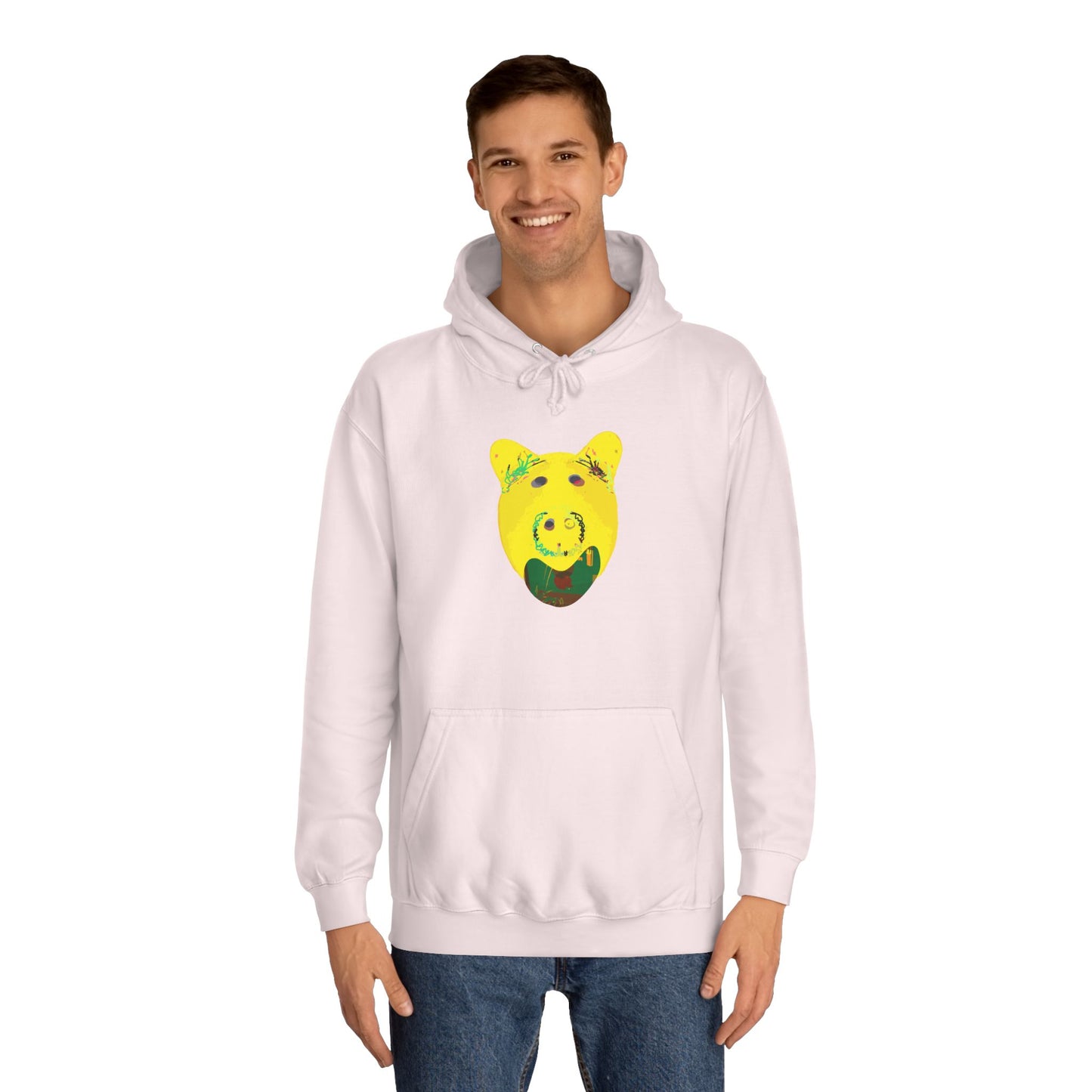 SINGING PIGGY Unisex College Hoodie