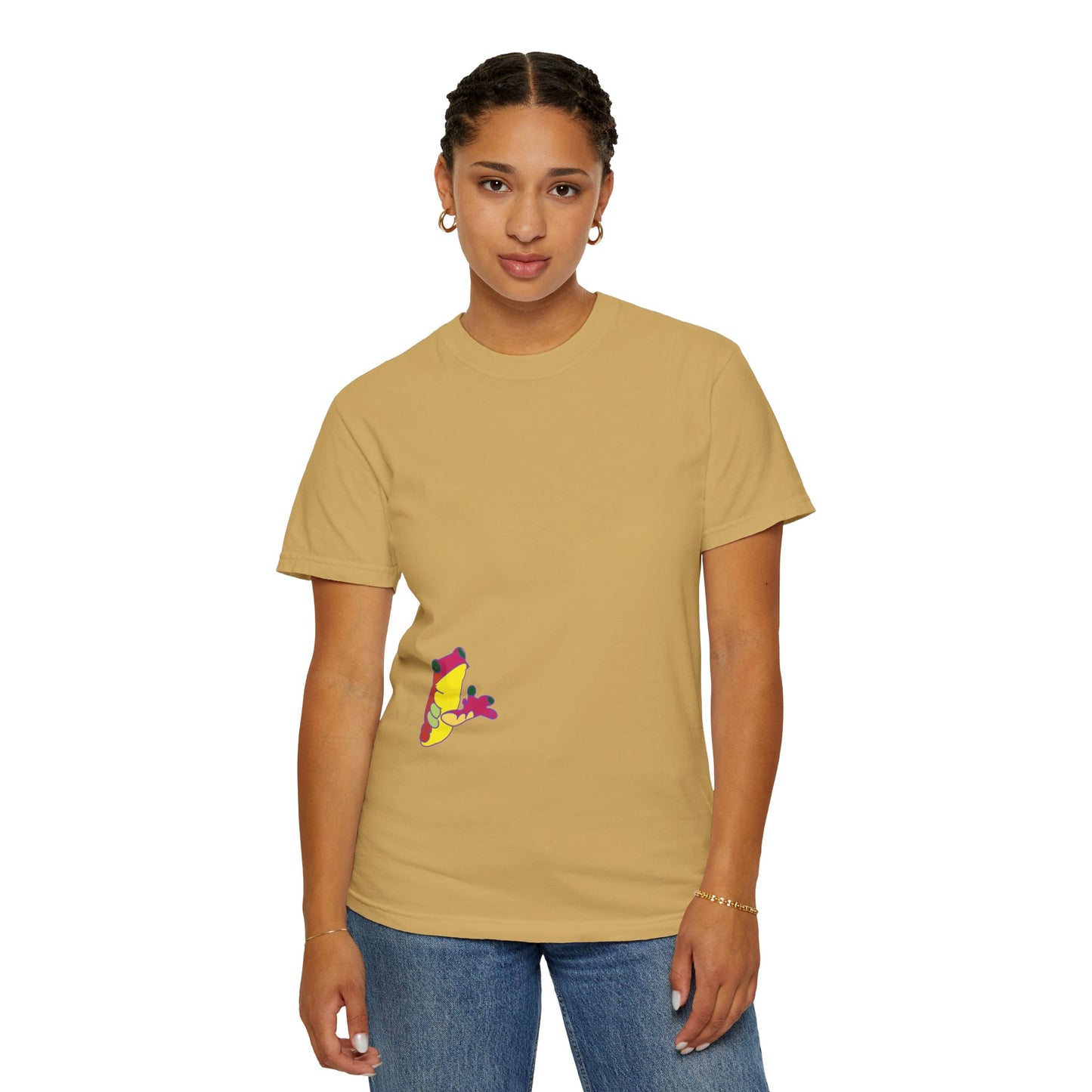 HI FROG Unisex Garment-Dyed T-shirt