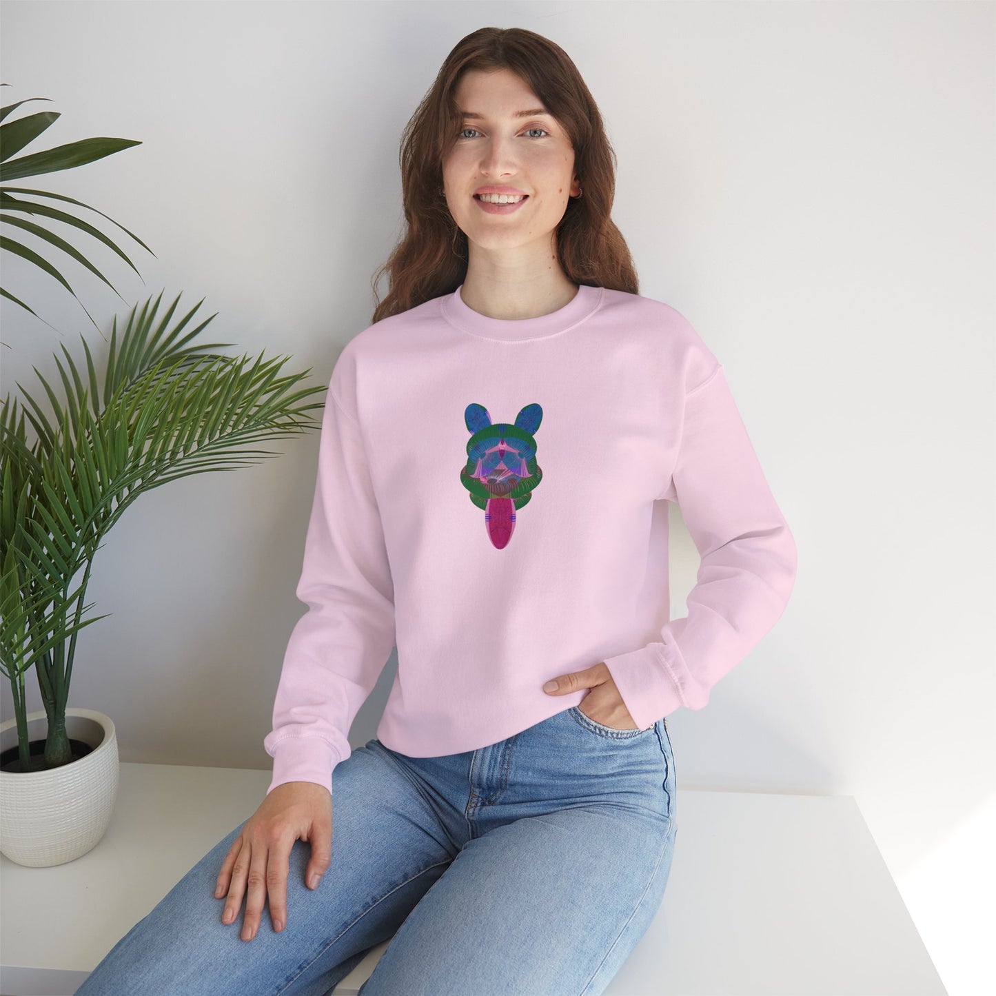 HAPPY DOG Unisex  Crewneck Sweatshirt