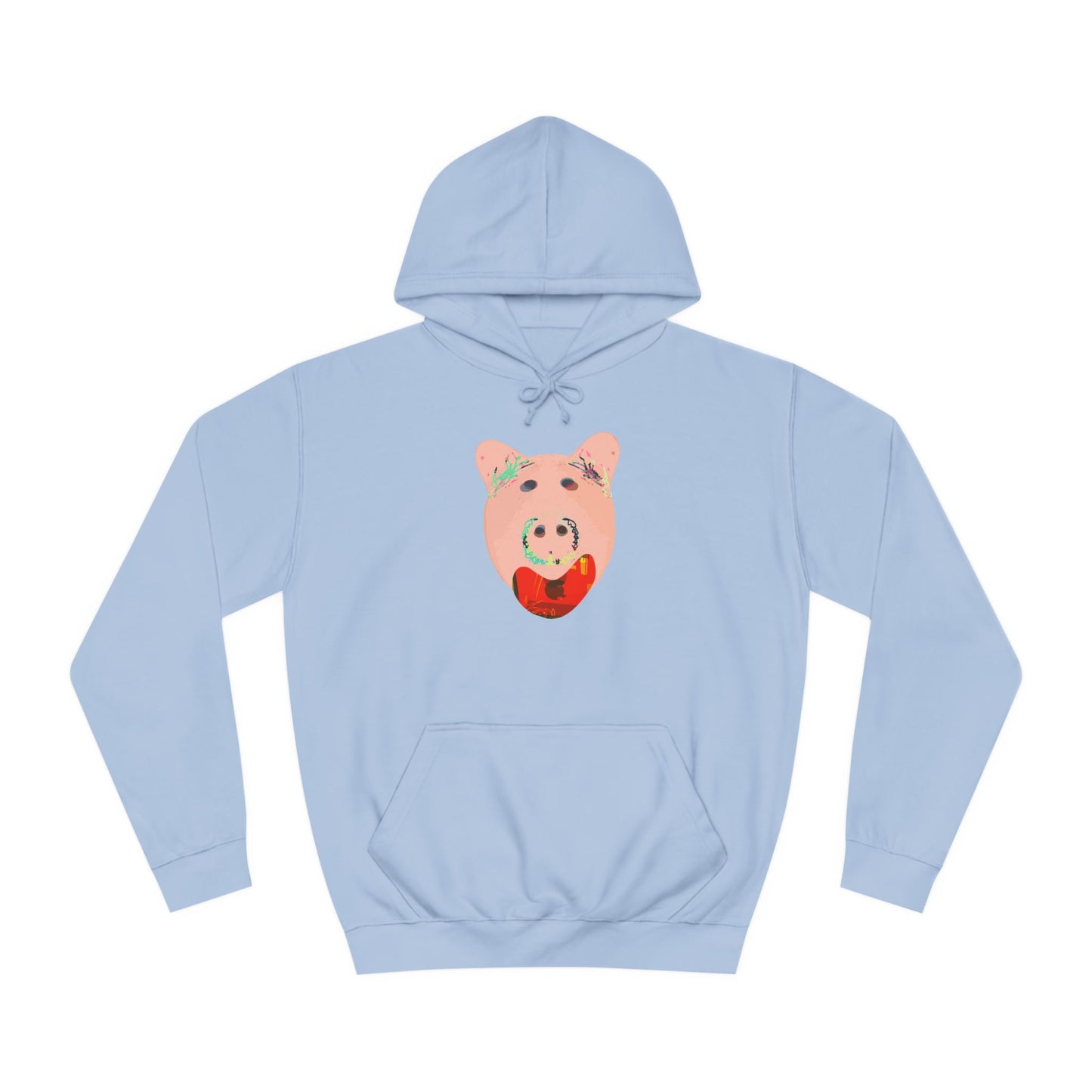 SINGING PIGGY Unisex College Hoodie