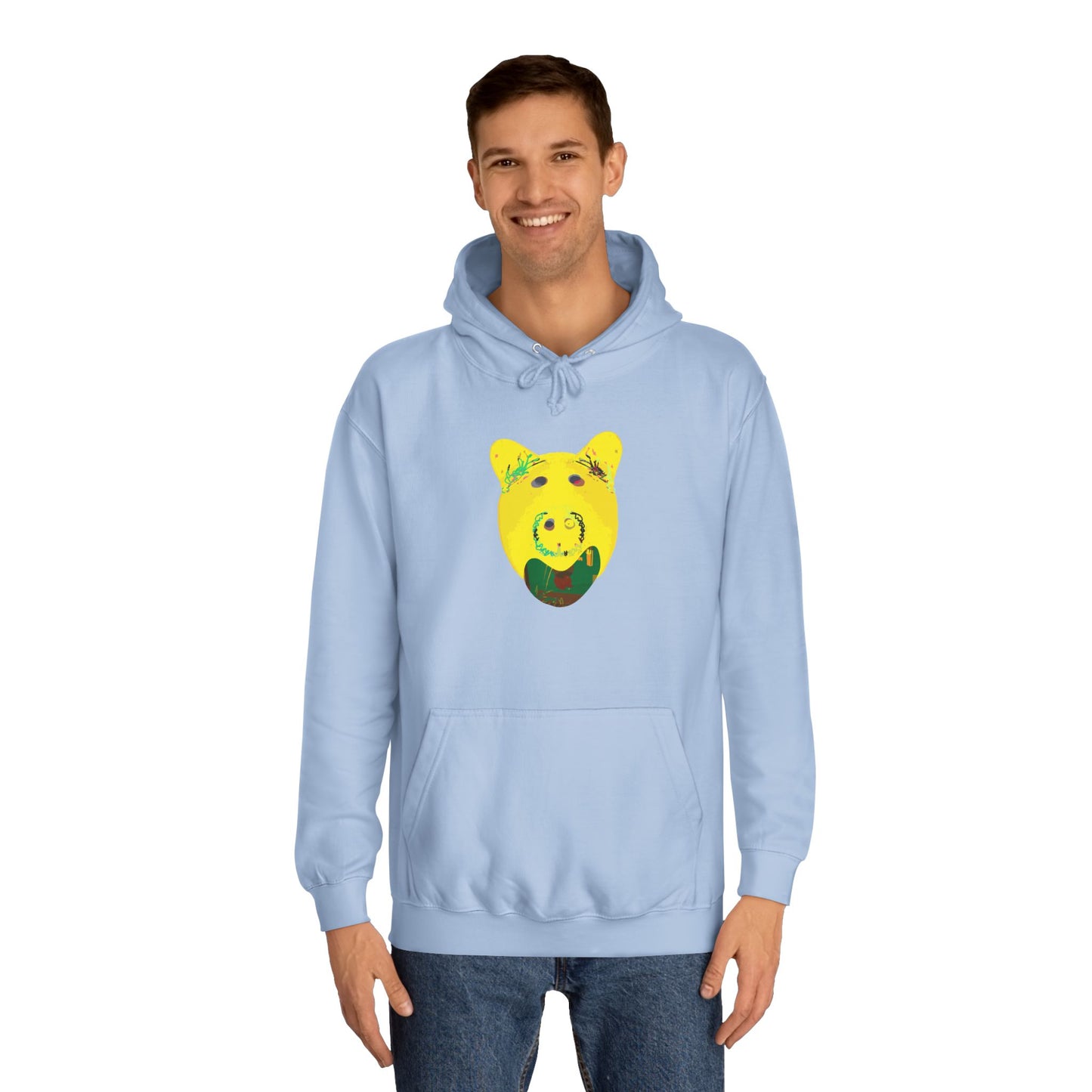 SINGING PIGGY Unisex College Hoodie