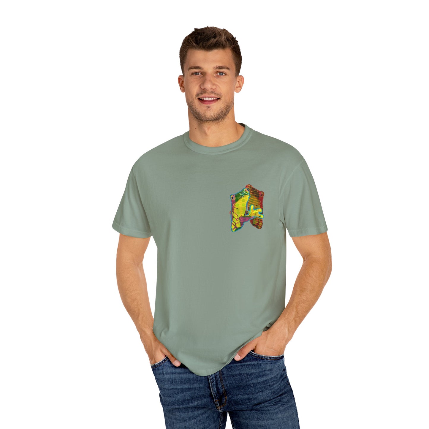 HUGGING FROG Unisex Garment-Dyed T-shirt