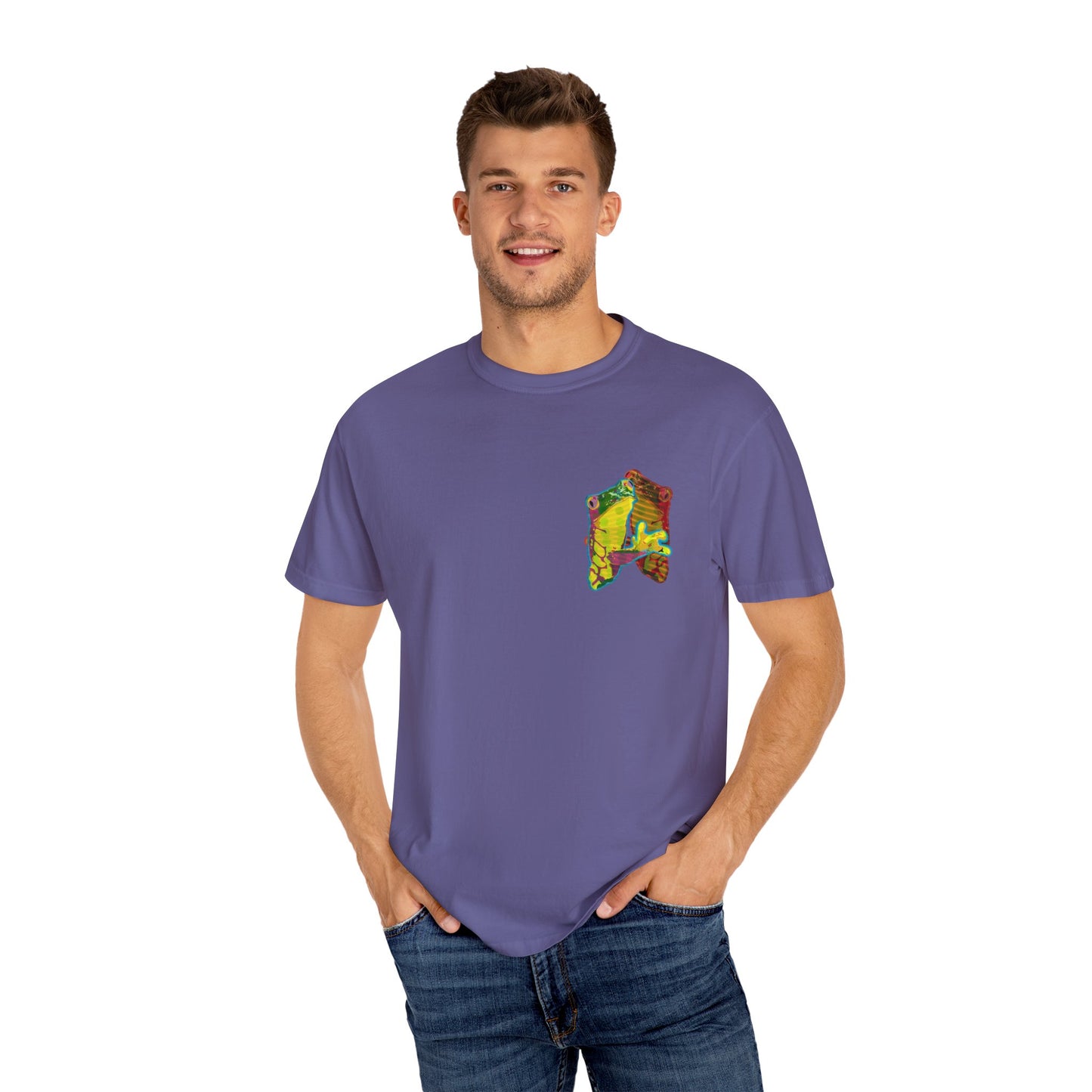 HUGGING FROG Unisex Garment-Dyed T-shirt