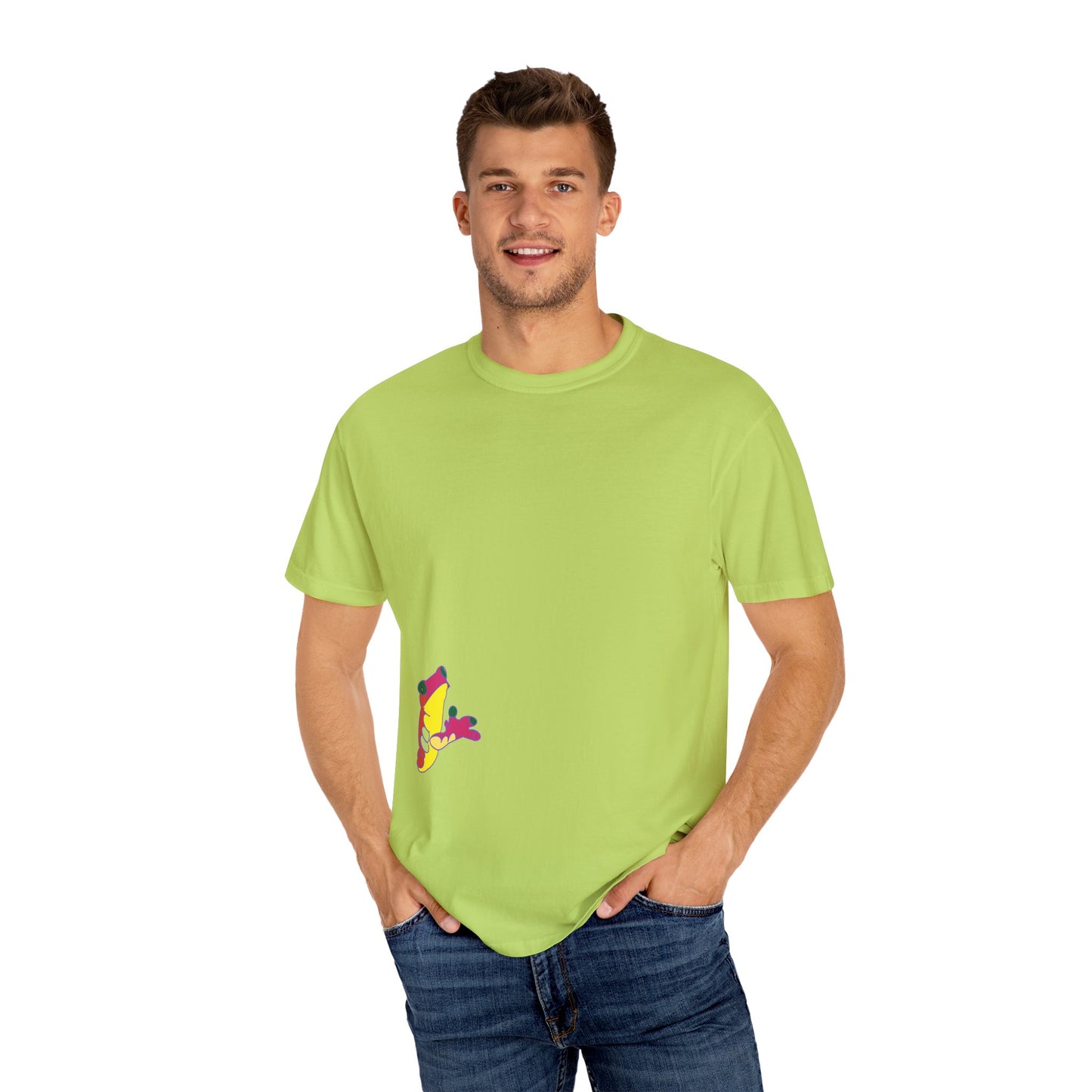 HI FROG Unisex Garment-Dyed T-shirt