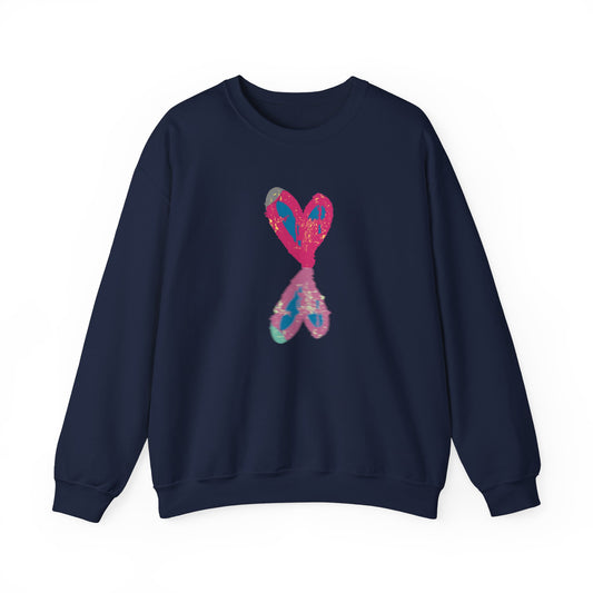 Heart Unisex Crewneck Sweatshirt