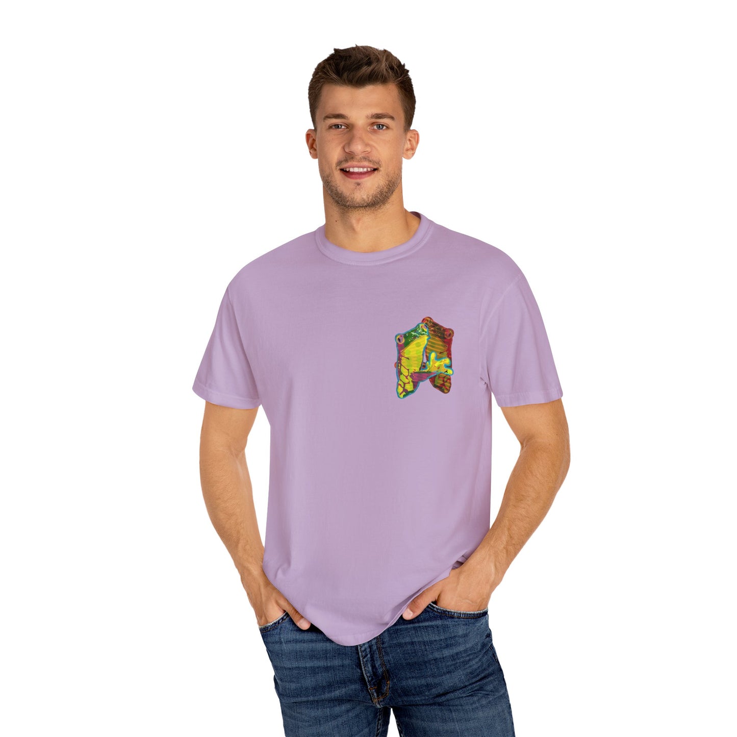 HUGGING FROG Unisex Garment-Dyed T-shirt