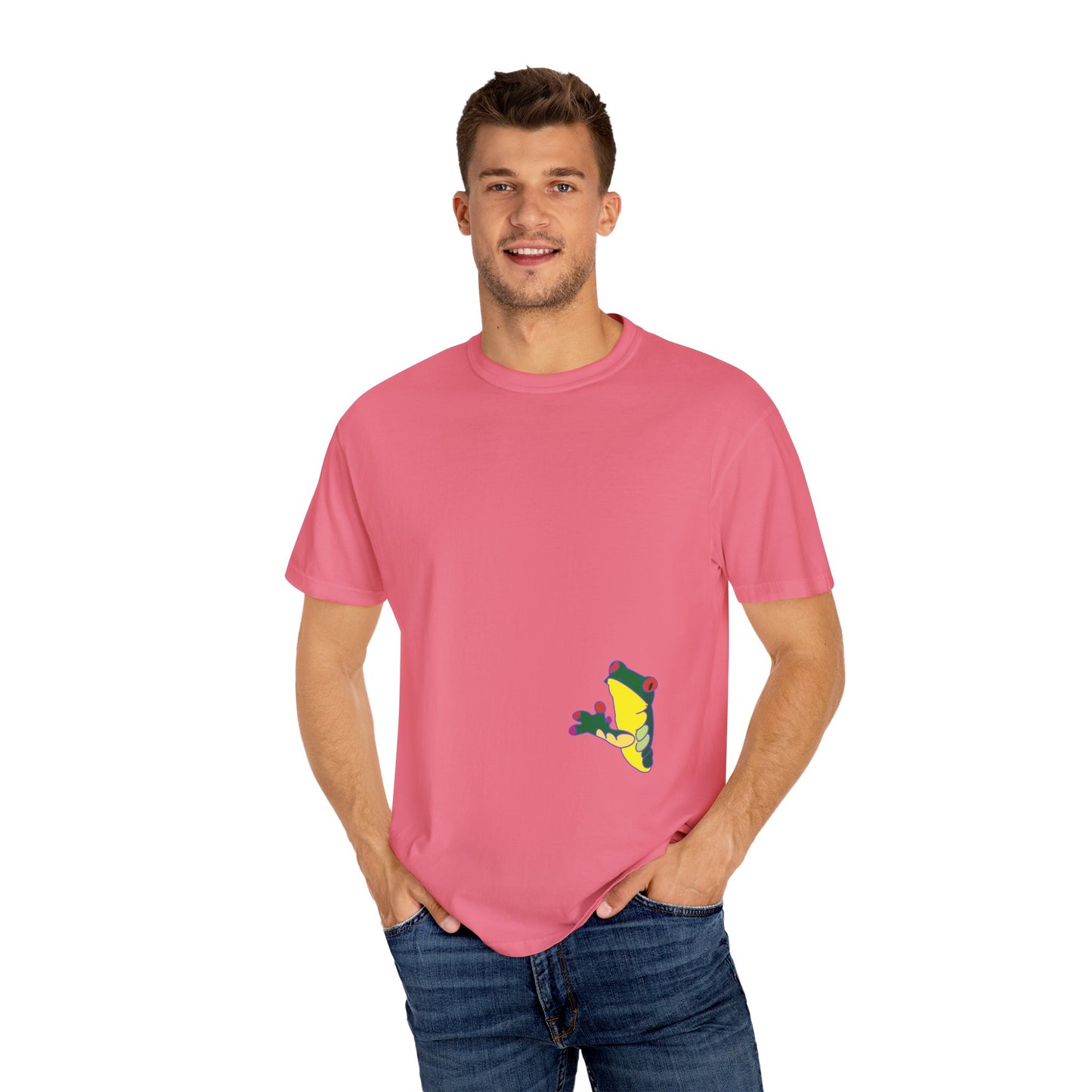 HI FROG Unisex Garment-Dyed T-shirt