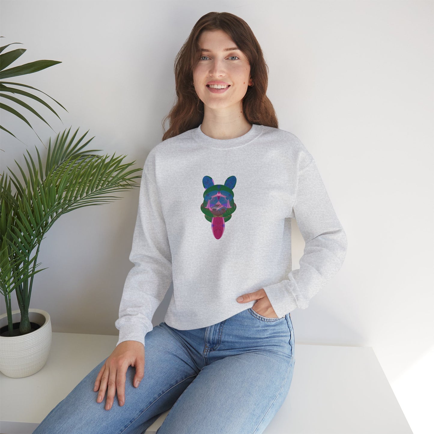 HAPPY DOG Unisex  Crewneck Sweatshirt