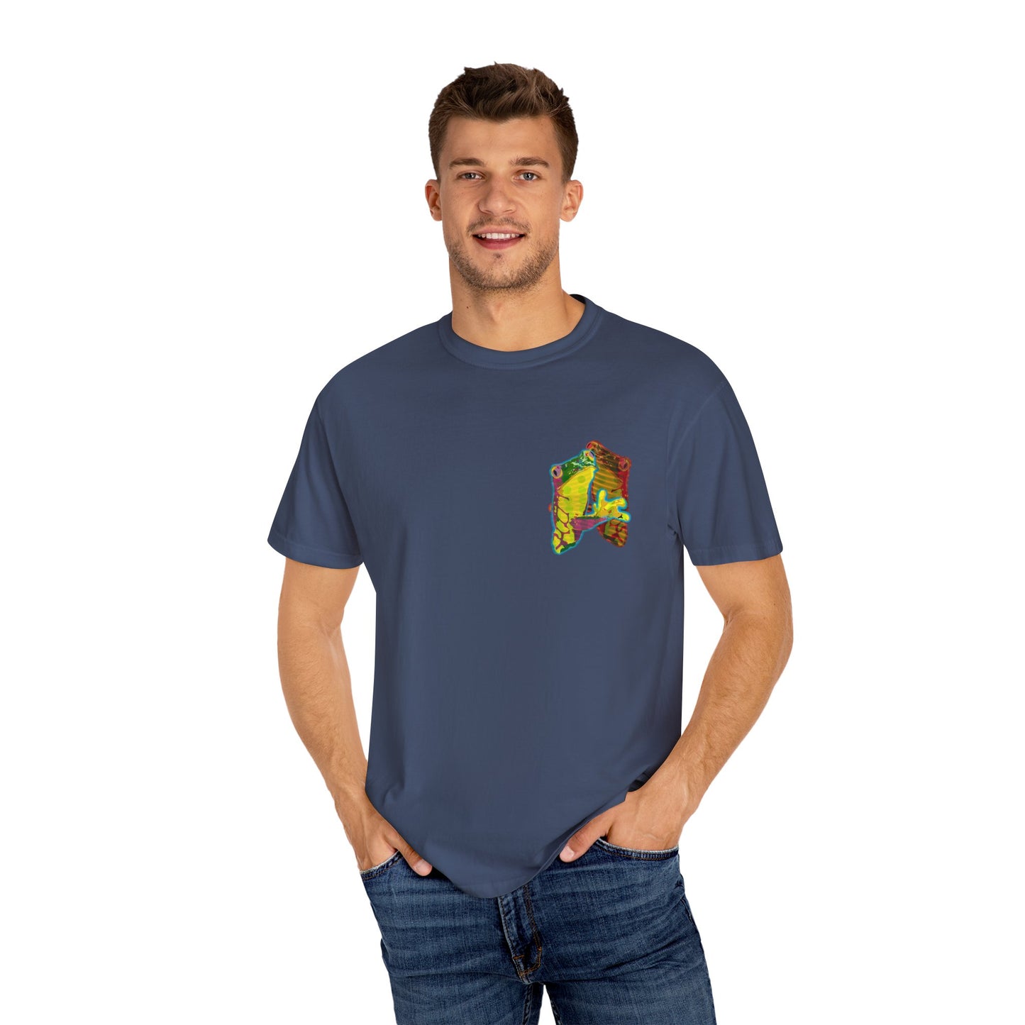 HUGGING FROG Unisex Garment-Dyed T-shirt